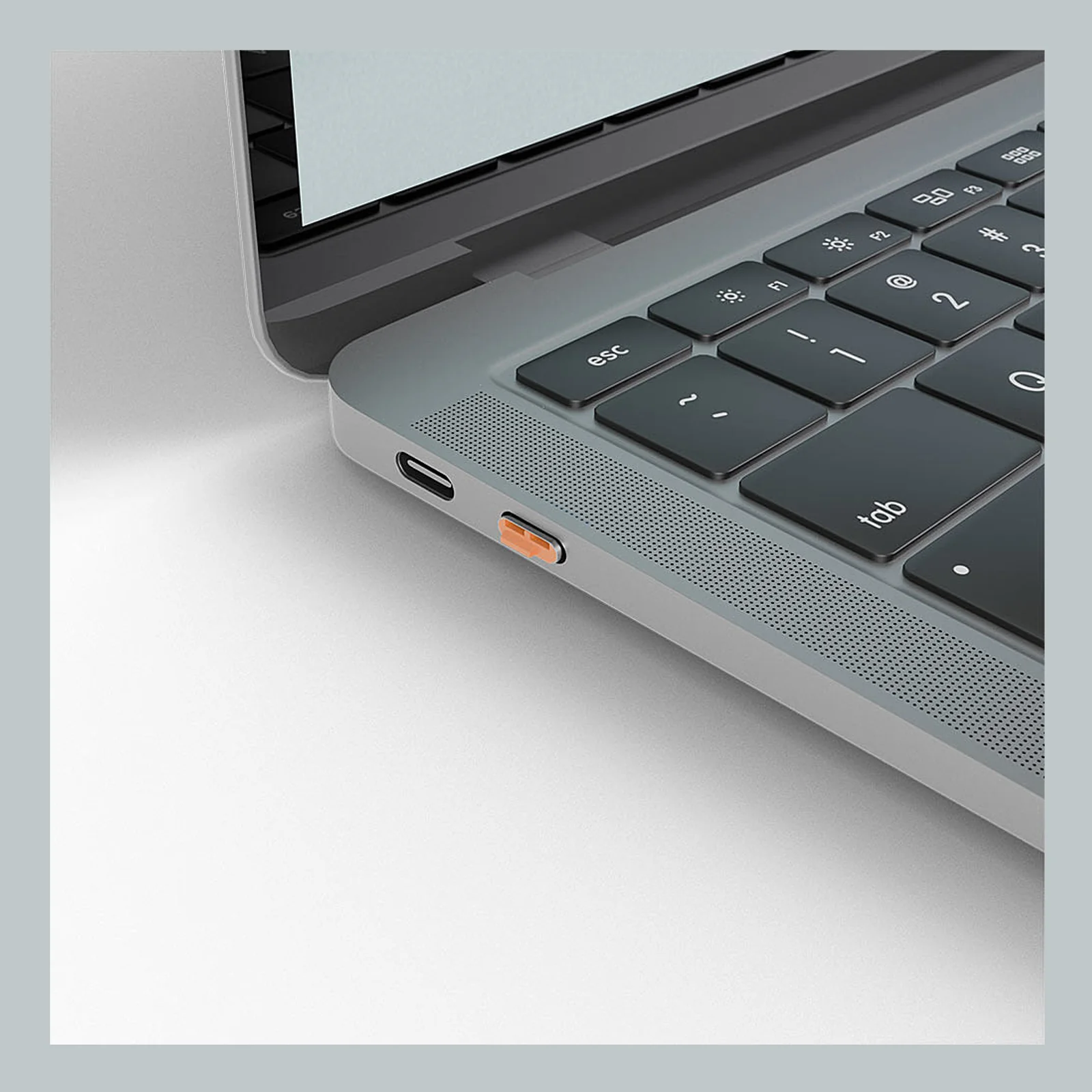 Lindy Bloqueurs de port USB Type C, orange, 10 pièces