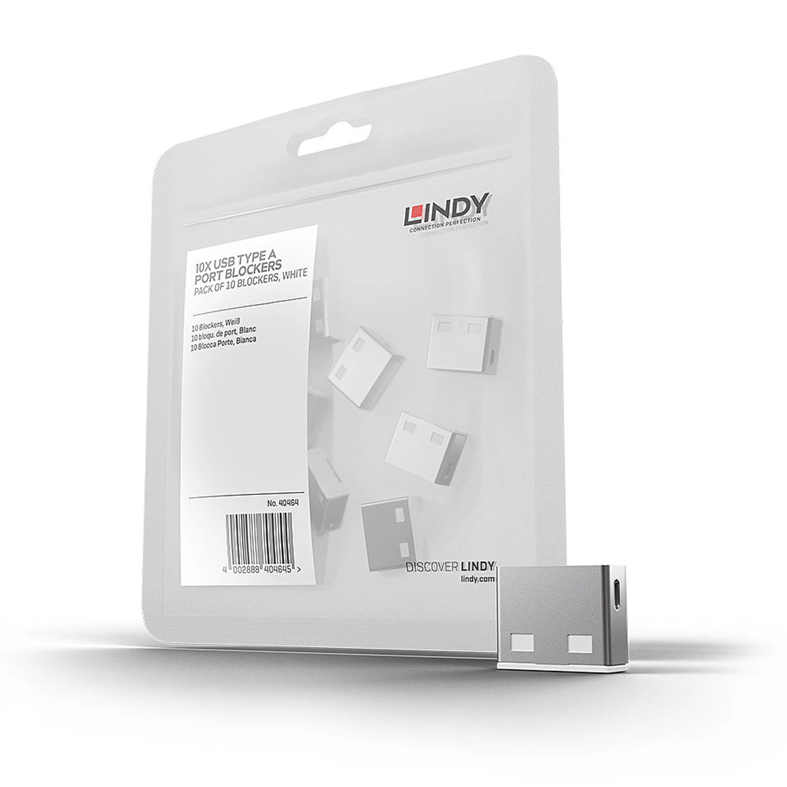 Bloqueurs de ports USB A, 10 pièces, Blanc