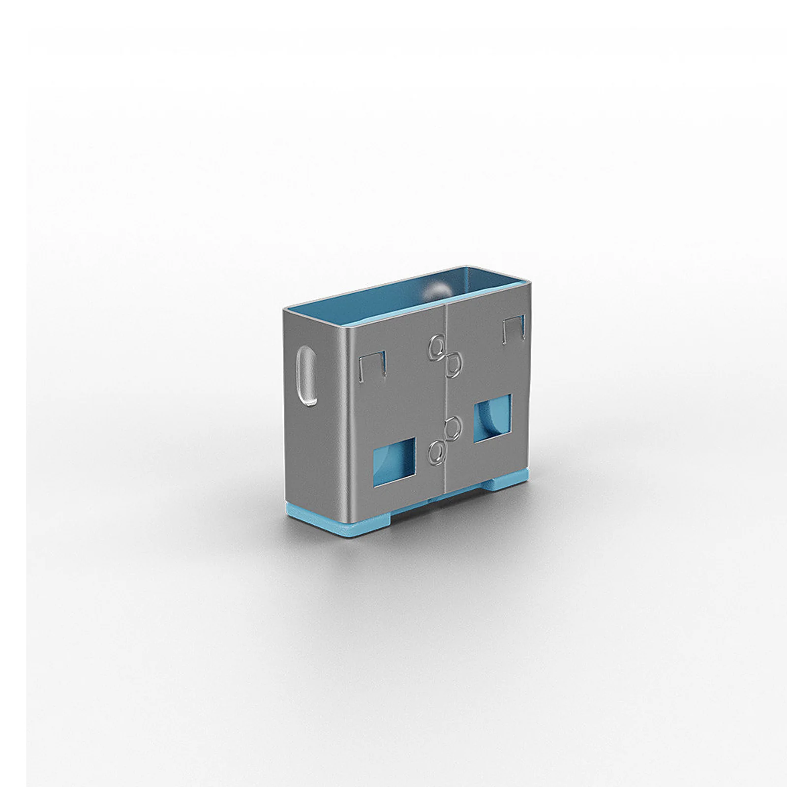 Lindy Bloqueurs de ports USB A, 10 pièces, Bleu