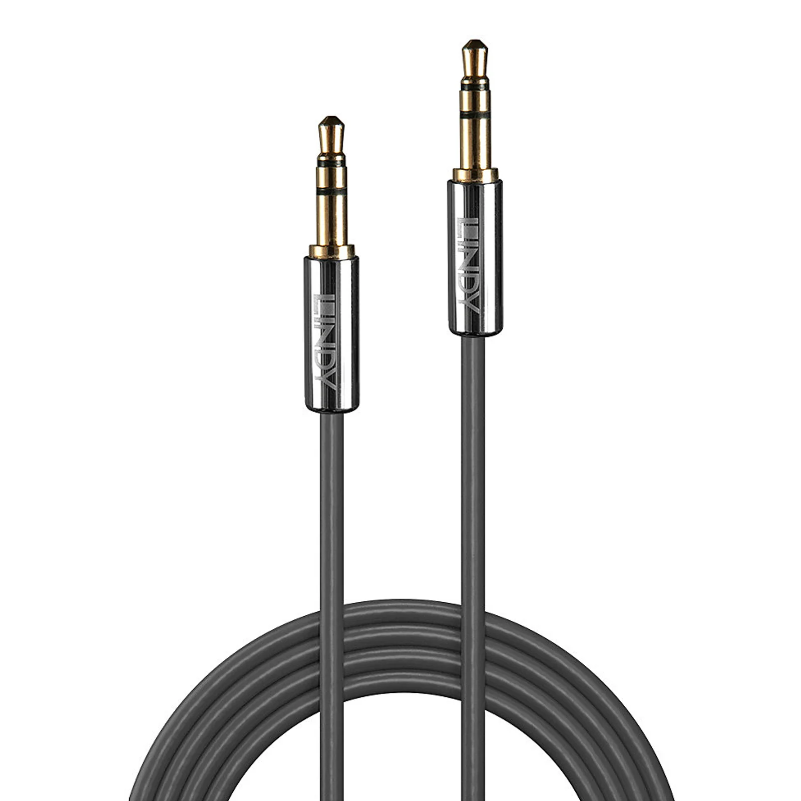 Lindy Câble Audio Jack 3.5mm, Cromo Line, 0.5m