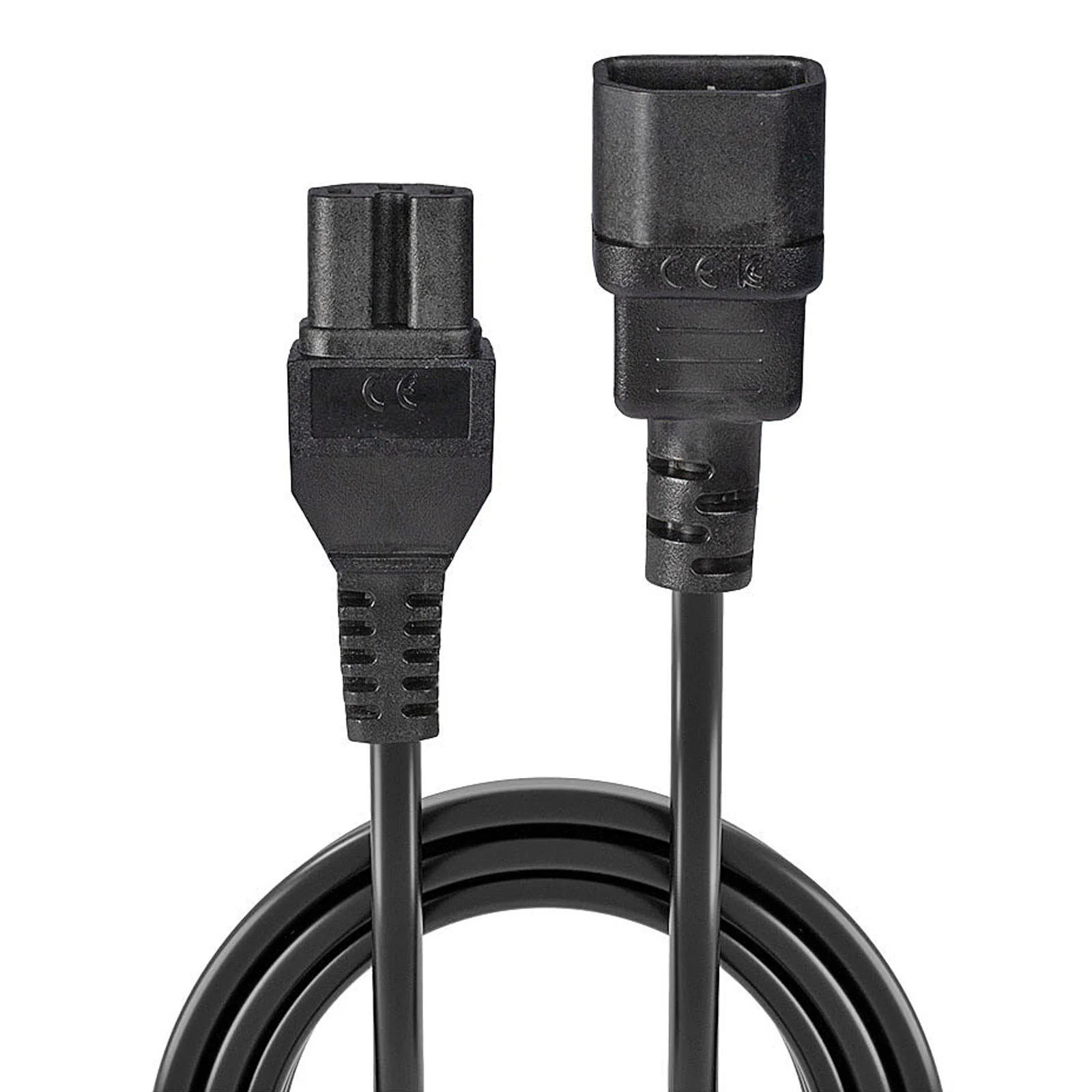 Lindy Câble d'alimentation pour conditions de fonctionnement à chaud C14 vers C15 2m, noir