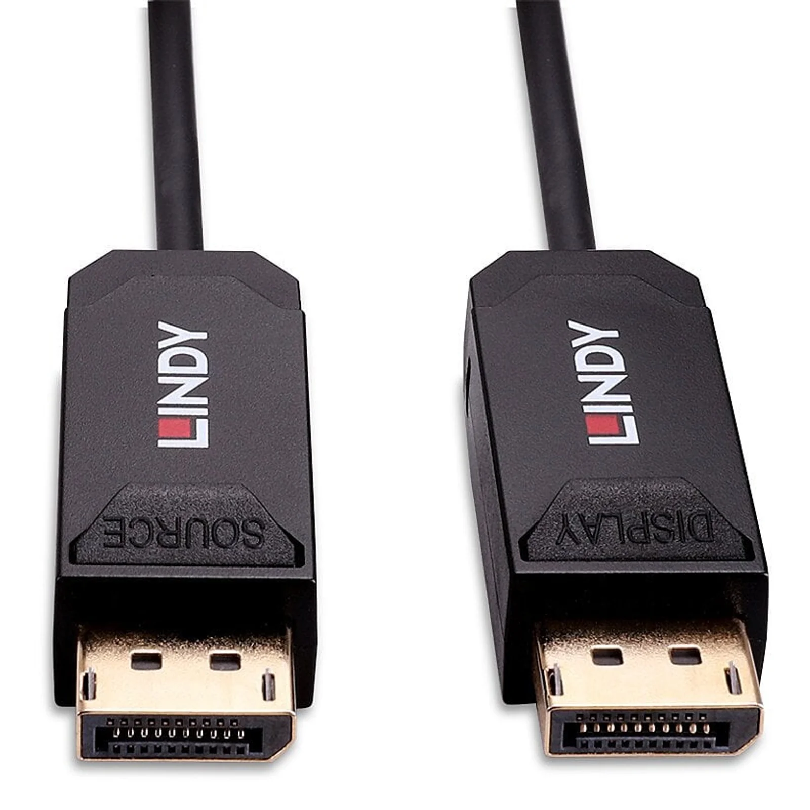 Lindy Câble DisplayPort 2.0 UHBR10 Hybride Fibre Optique 10m