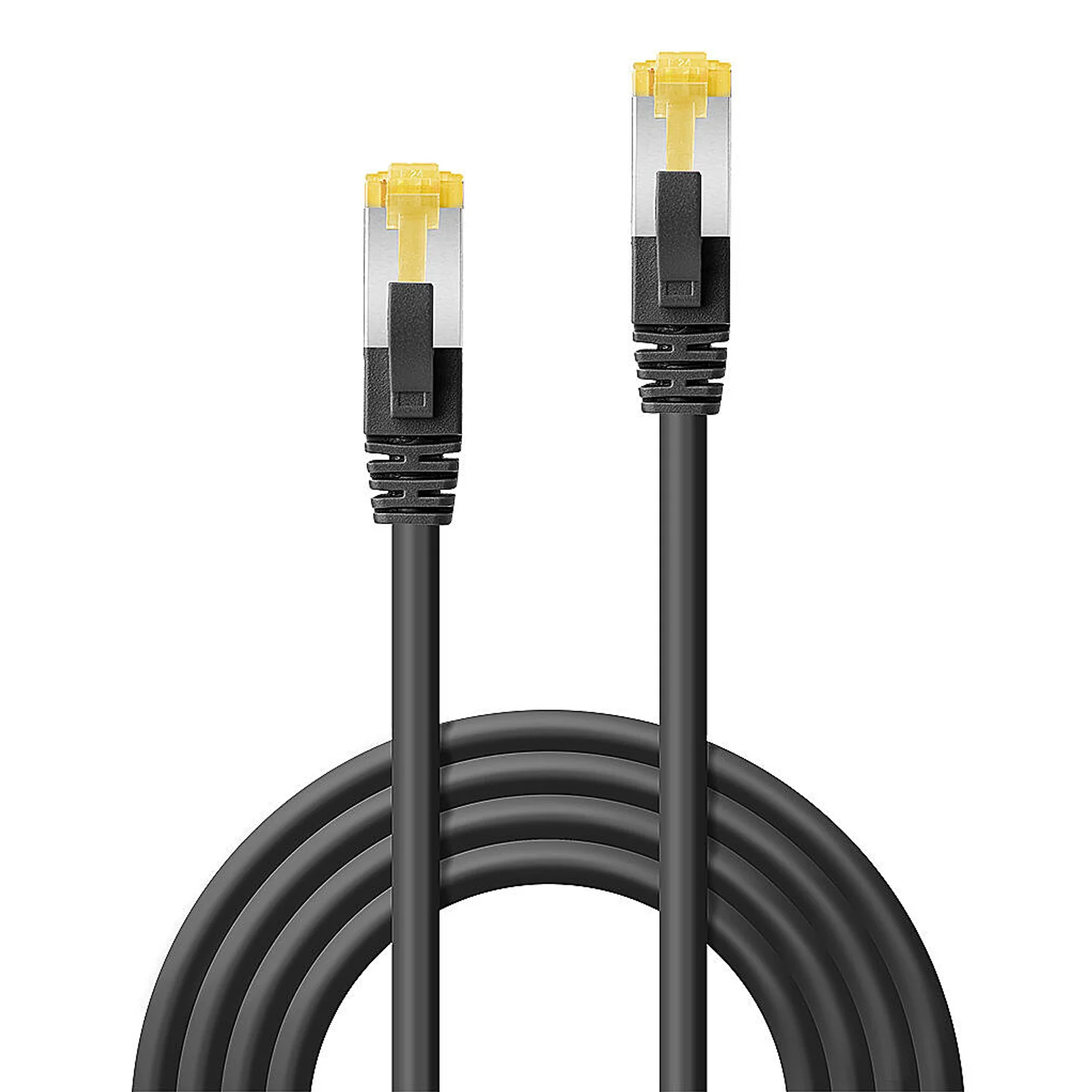 Lindy Câble réseau Noir Cat.6A U/UTP, 1m 10pcs