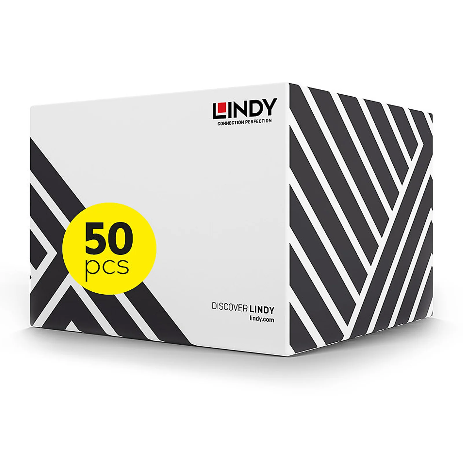 Lindy Câble réseau par 50 pièces Gris Cat.5e F/UTP, 1m