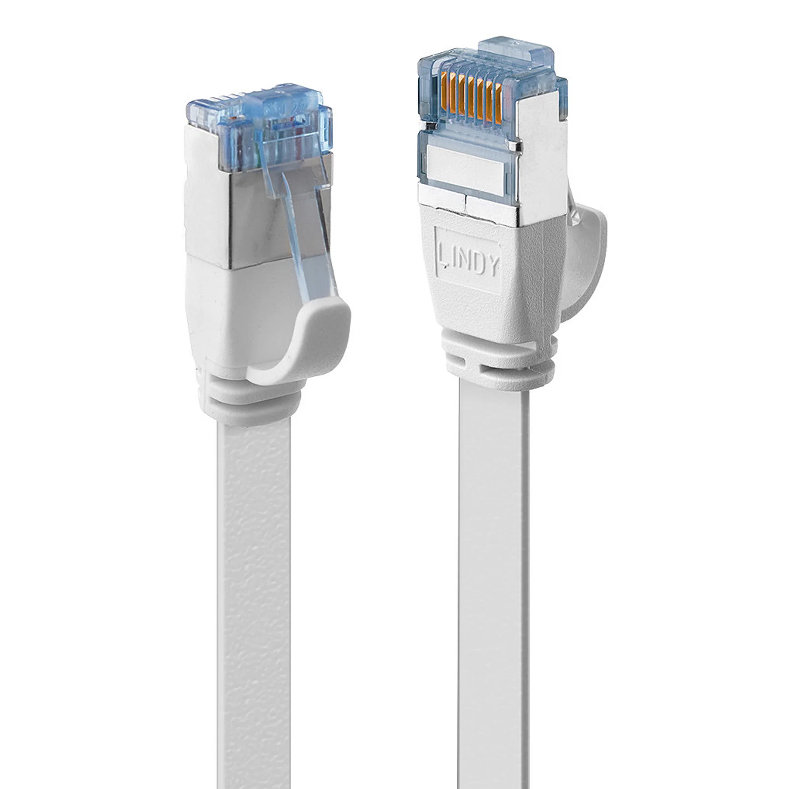 Câble réseau Plat Blanc Cat.6A U/FTP, 2m