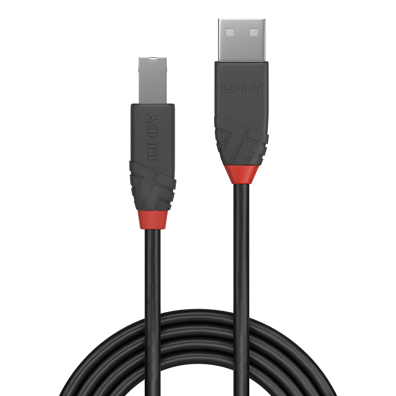 Lindy Câble USB 2.0 type A vers B, Anthra Line, 7.5m