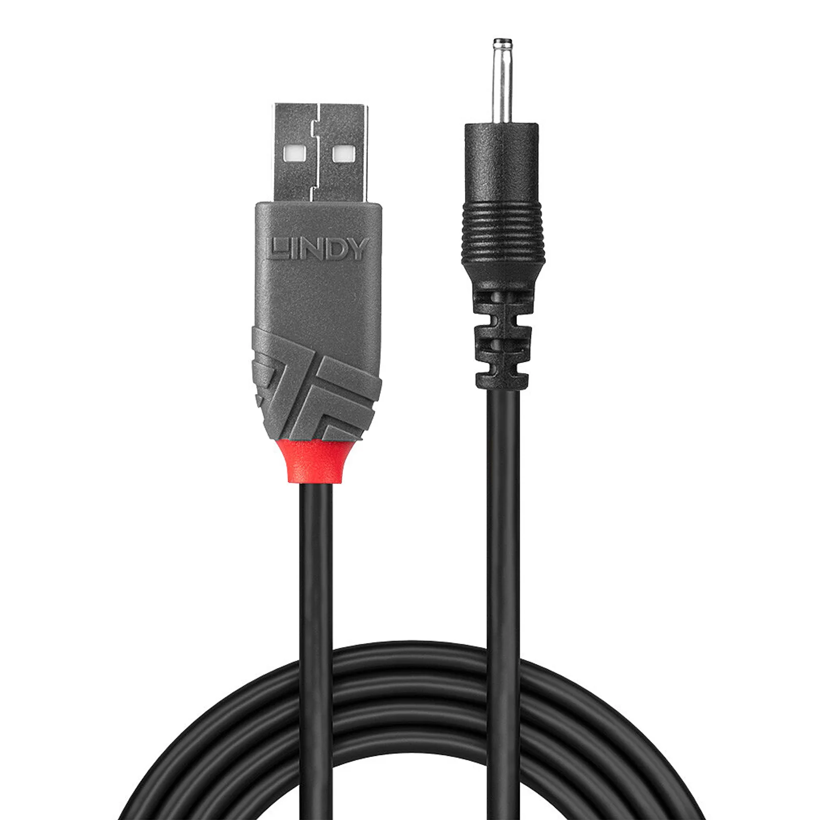 Lindy Câble USB 2.0 Type A vers DC 2.5mm/0.7mm, 1.5m