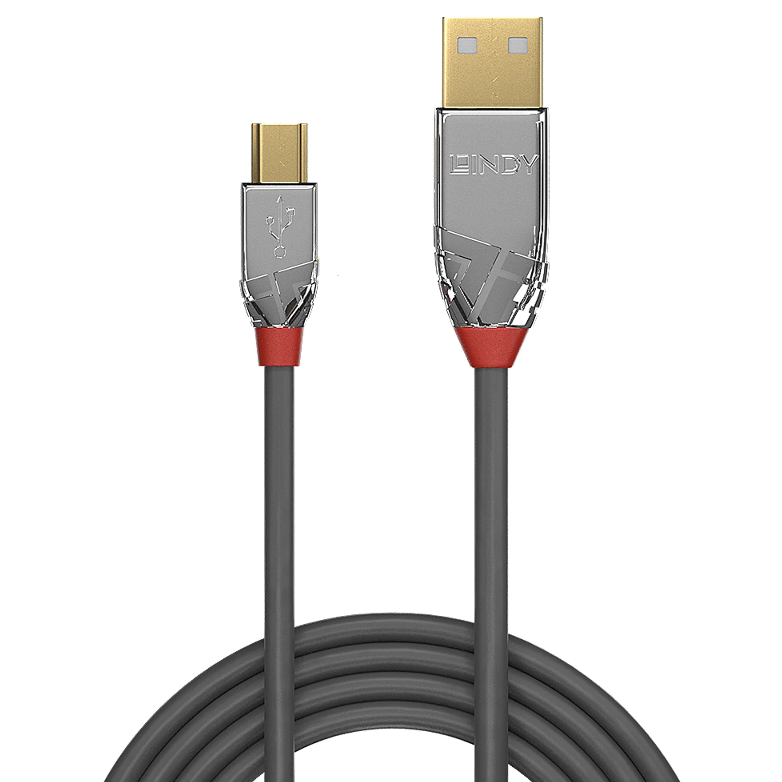 Lindy Câble USB 2.0 Type A vers Mini-B, Cromo Line, 3m