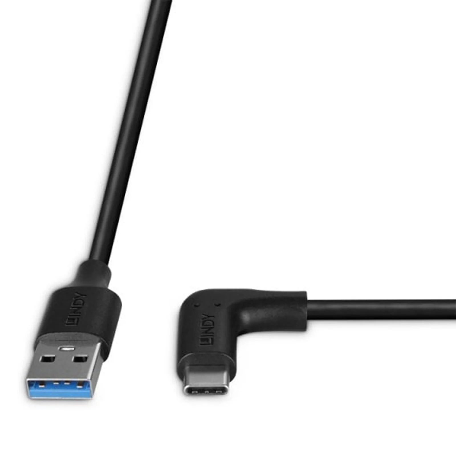 Lindy Câble USB 3.2 Type A vers C de 0.5m, 90°, 10Gbit/s