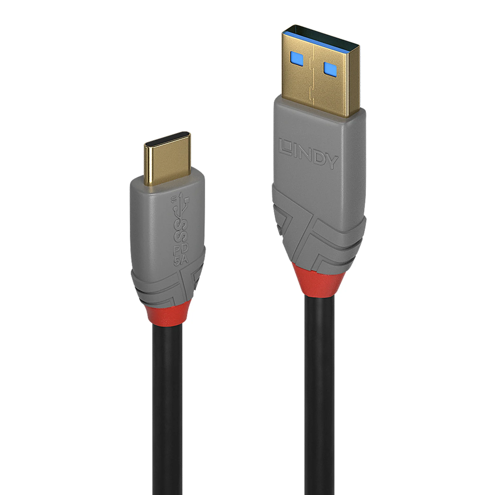 Câble USB 3.2 Type A vers C de 1m, 10Gbit/s, gamme Anthra