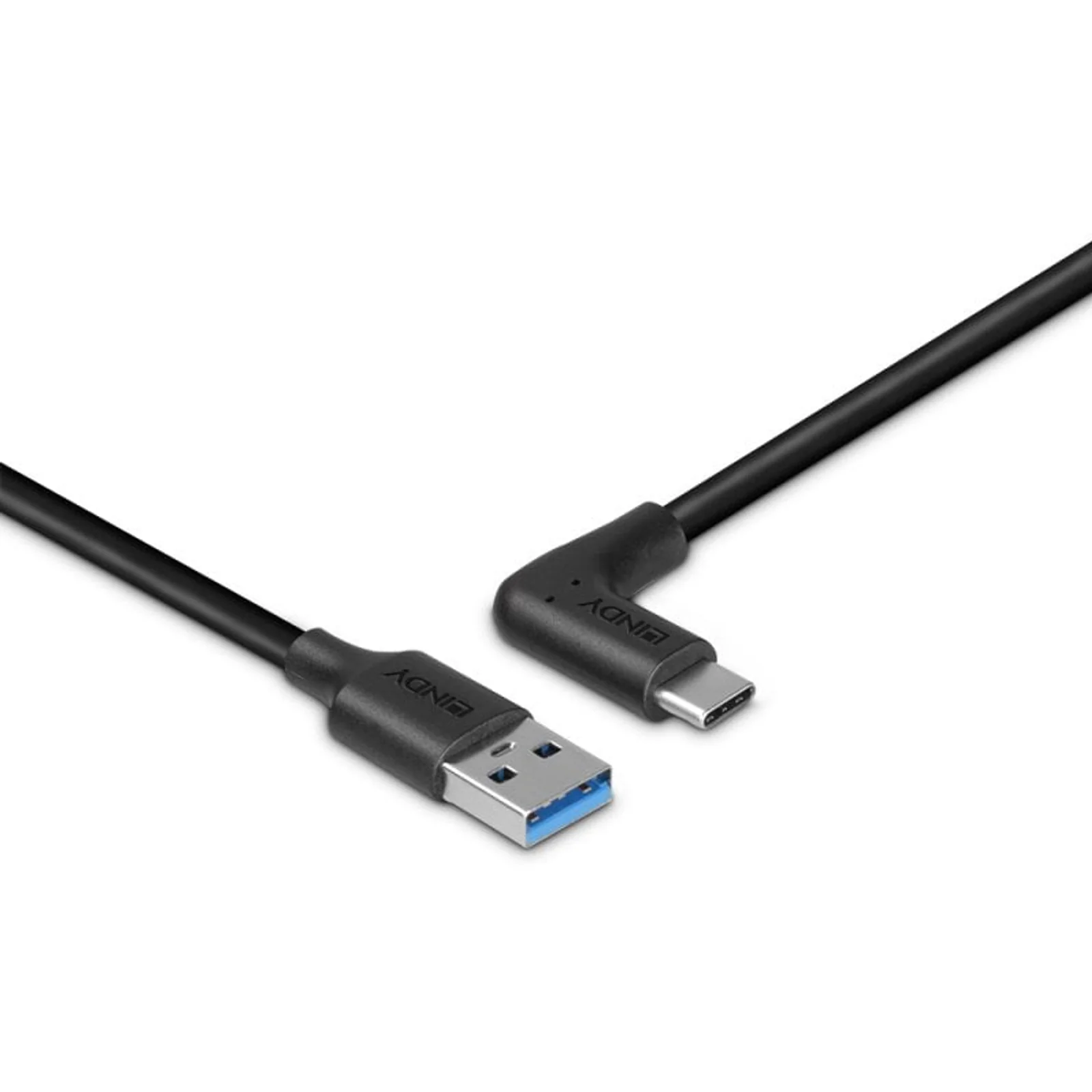Lindy Câble USB 3.2 Type A vers C de 1m, 90°, 10Gbit/s