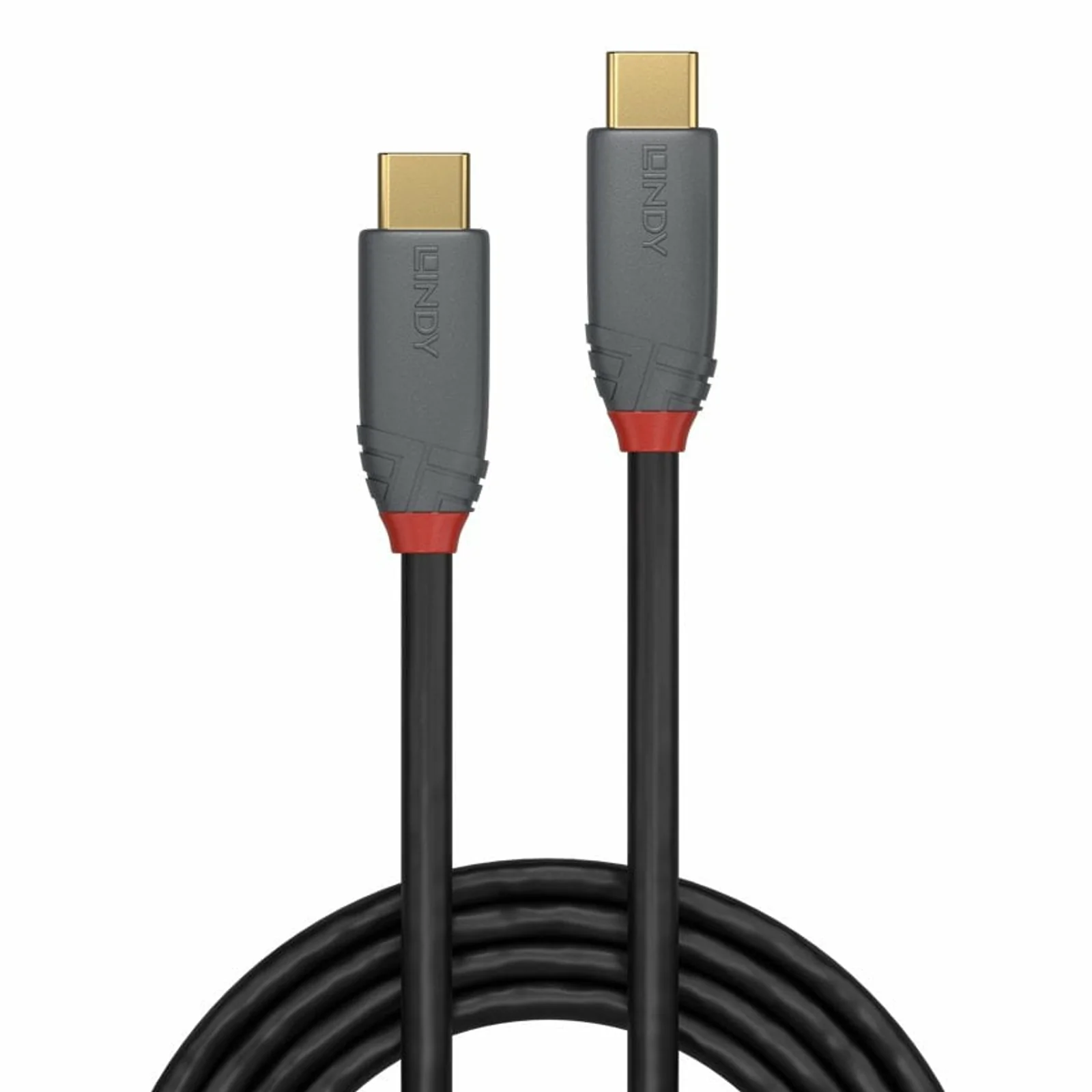 Lindy Câble USB 3.2 type C vers C, 20Gbit/s, 100W, PD, Anthra Line, 2m
