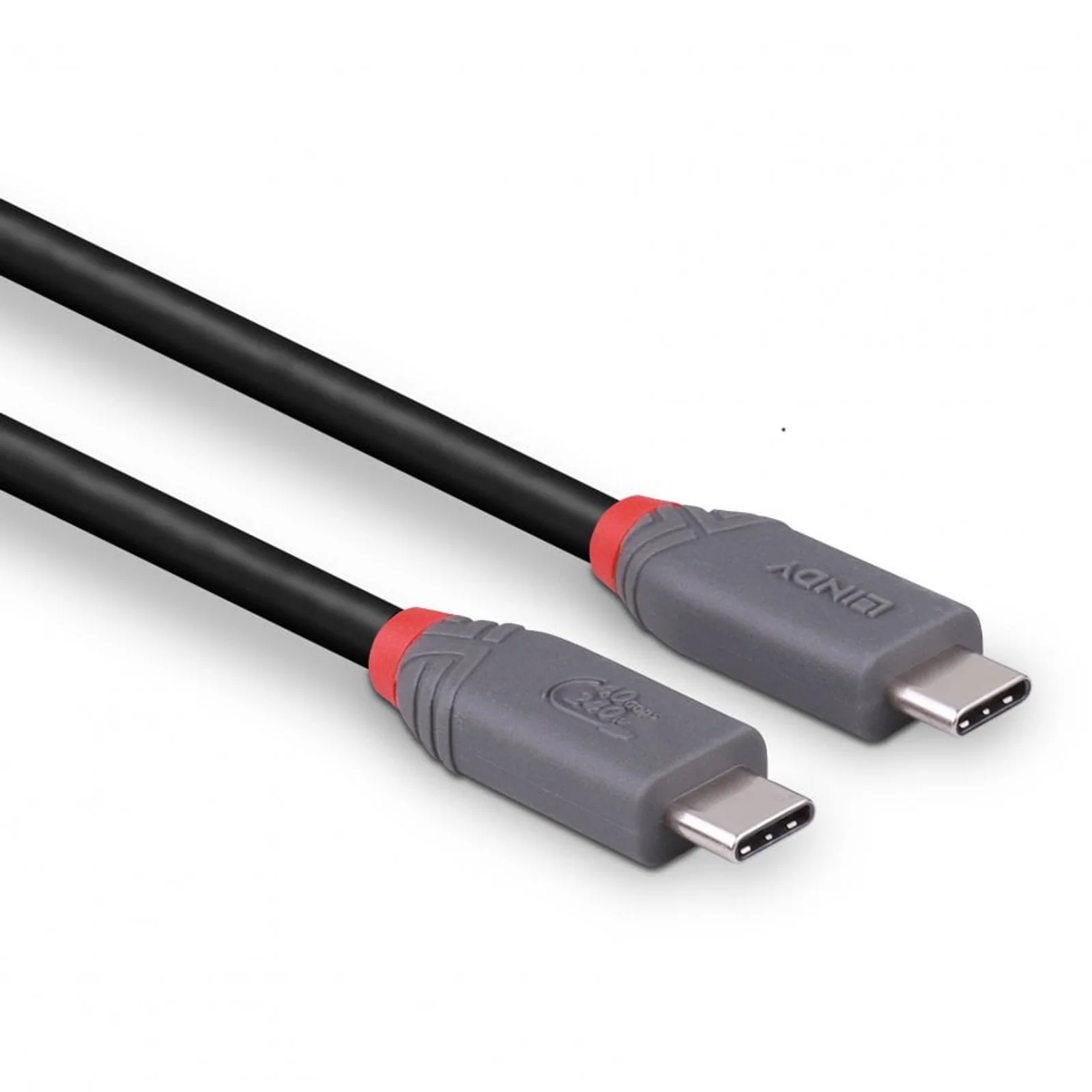 Lindy Câble USB4 Type C de 2m, 40Gbit/s, 240W PD, gamme Anthra