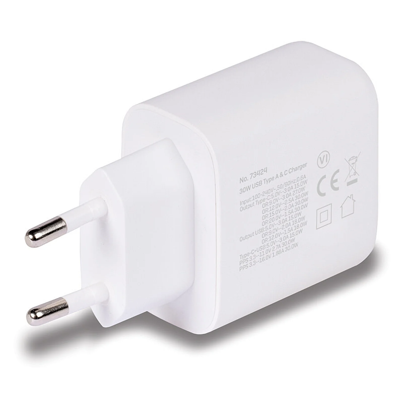 Lindy Chargeur USB Type A & C 30W