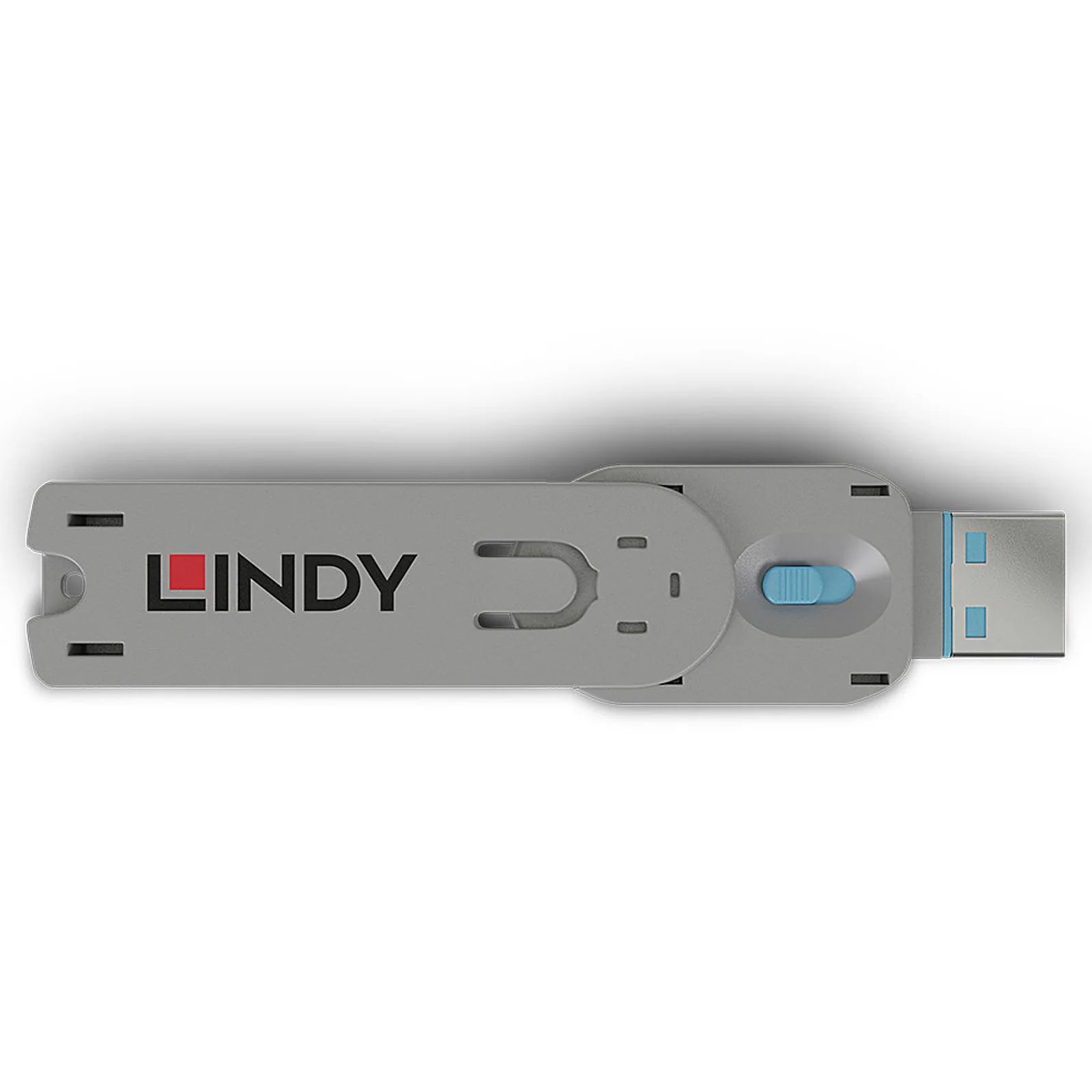 Lindy Clé pour bloqueur de port USB A, Bleu