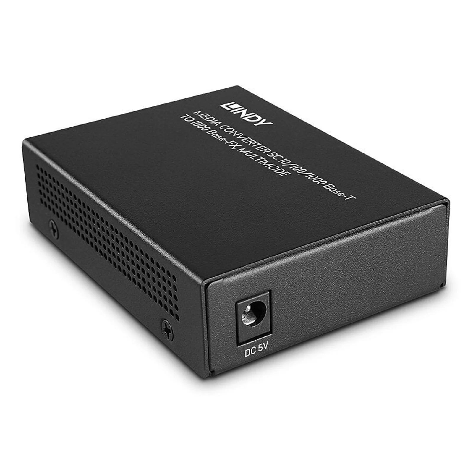 Lindy Convertisseur de média SC 10/100/1000 Base-T vers 1000 Base-FX, Multimode