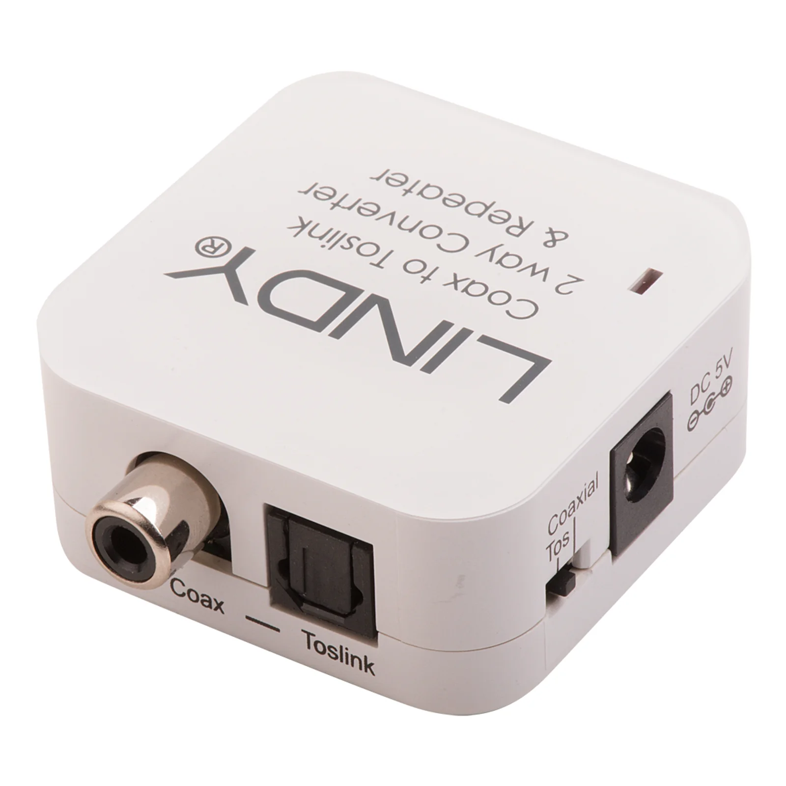 Convertisseur TosLink (optique) et coaxial bidirectionnel