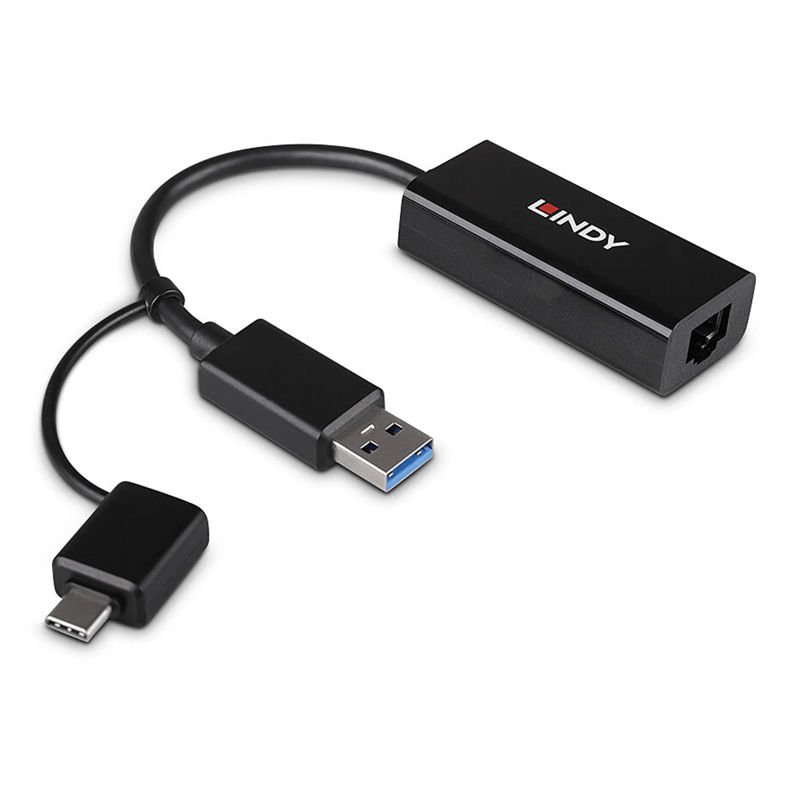 Lindy Convertisseur USB 3.2 Gen 1 vers Ethernet Gigabit