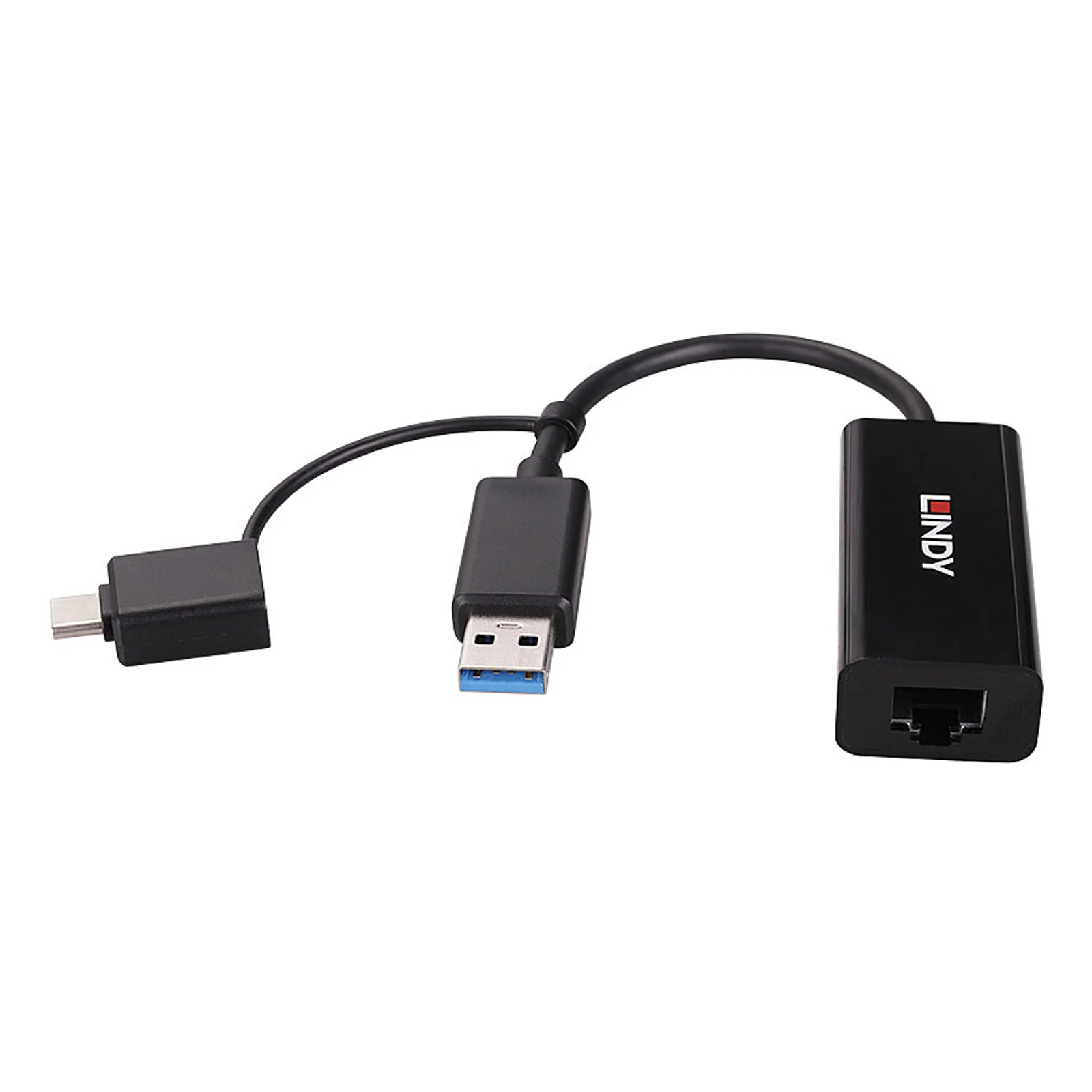 Lindy Convertisseur USB 3.2 Gen 1 vers Ethernet Gigabit