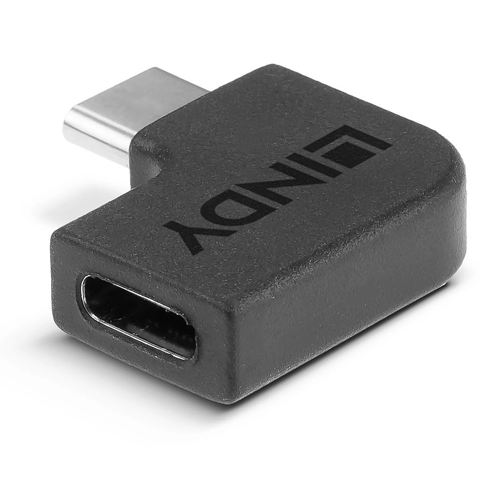 Lindy Coude USB 3.2 type C vers C 90°