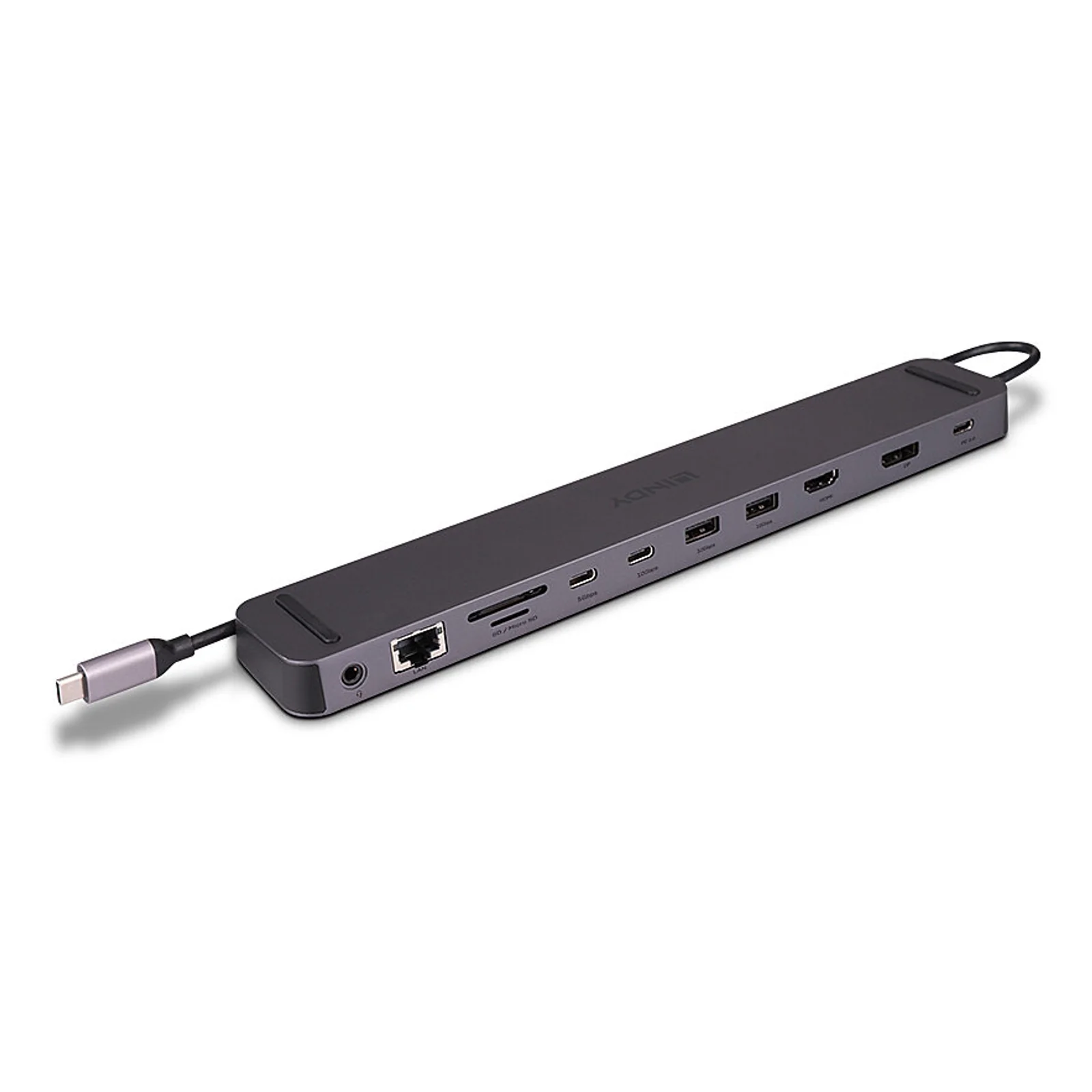 DST-Mini XT 810, Mini Docking Station USB-C pour Laptop pour un écran 8K ou deux écrans 4K60 et charge 100W