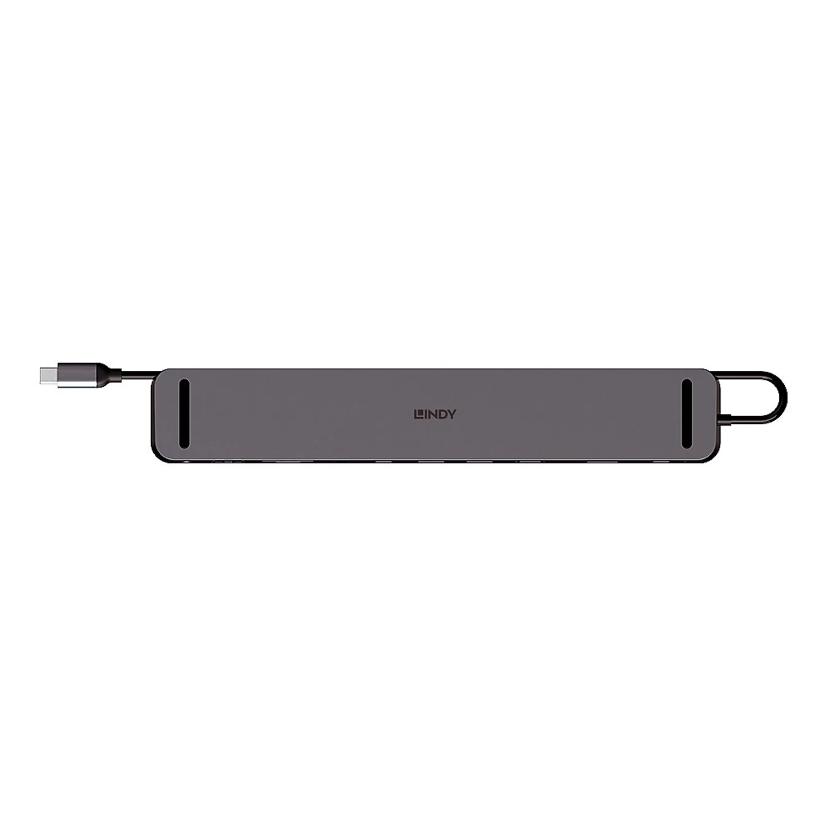 Lindy DST-Mini XT 810, Mini Docking Station USB-C pour Laptop pour un écran 8K ou deux écrans 4K60 et charge 100W