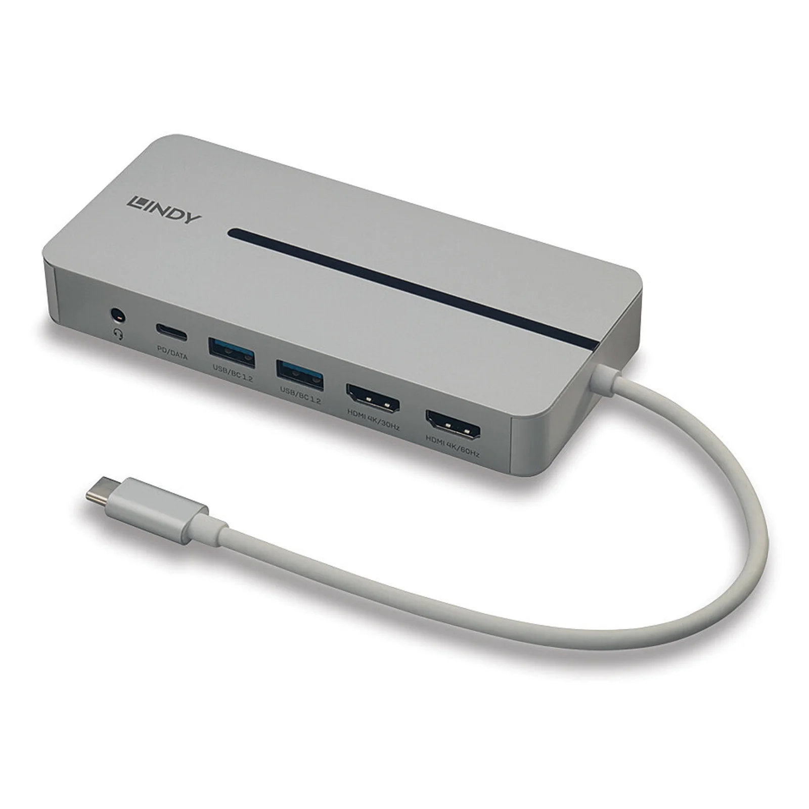DST-Mx Duo, Mini Docking Station USB-C pour Laptop/MacBook avec prise en charge 4K sur deux écrans et charge 100W