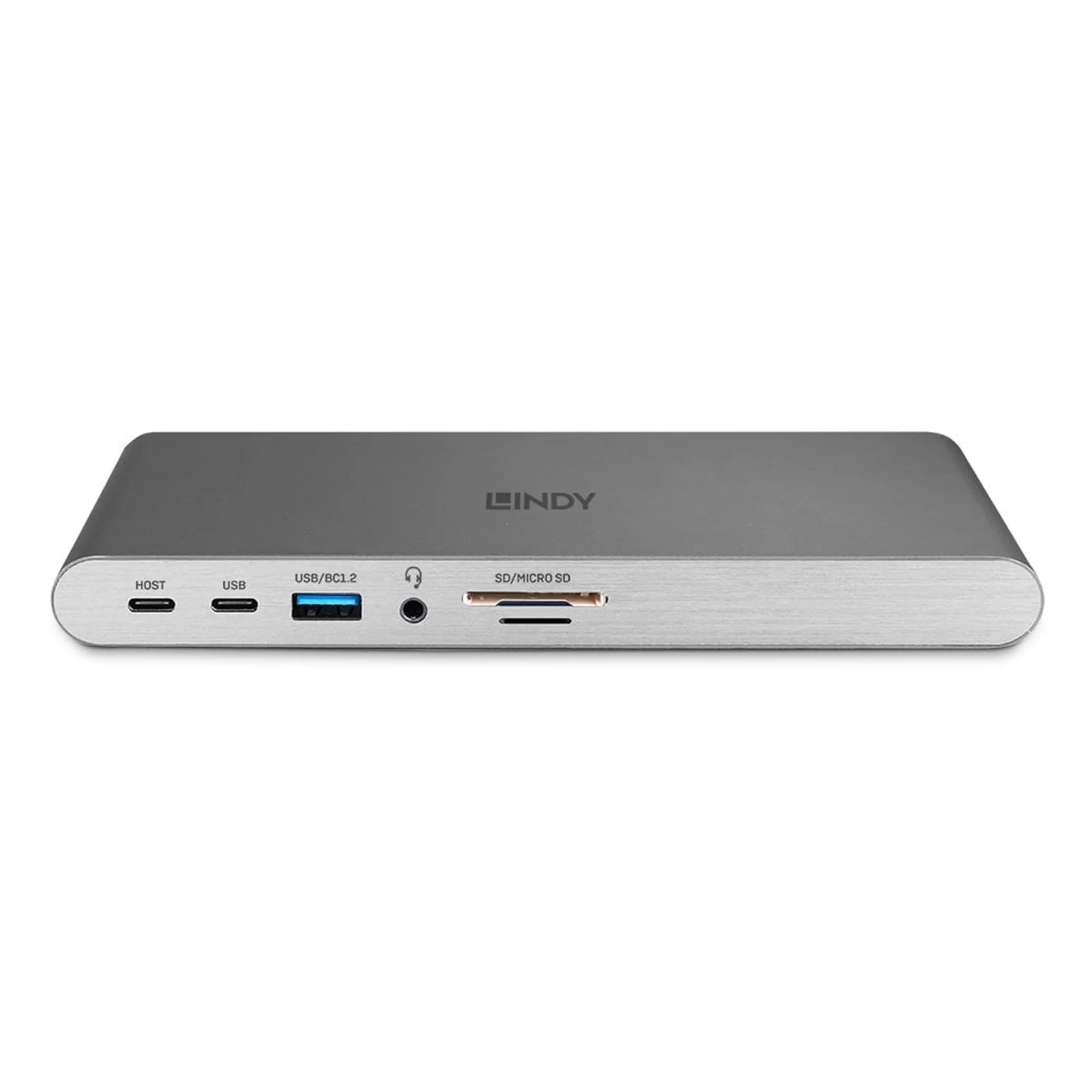 Lindy DST-Pro 5K XT, Docking Station USB-C pour Laptop avec trois écrans (4K) ou un écran (5K) & Power Delivery 100W