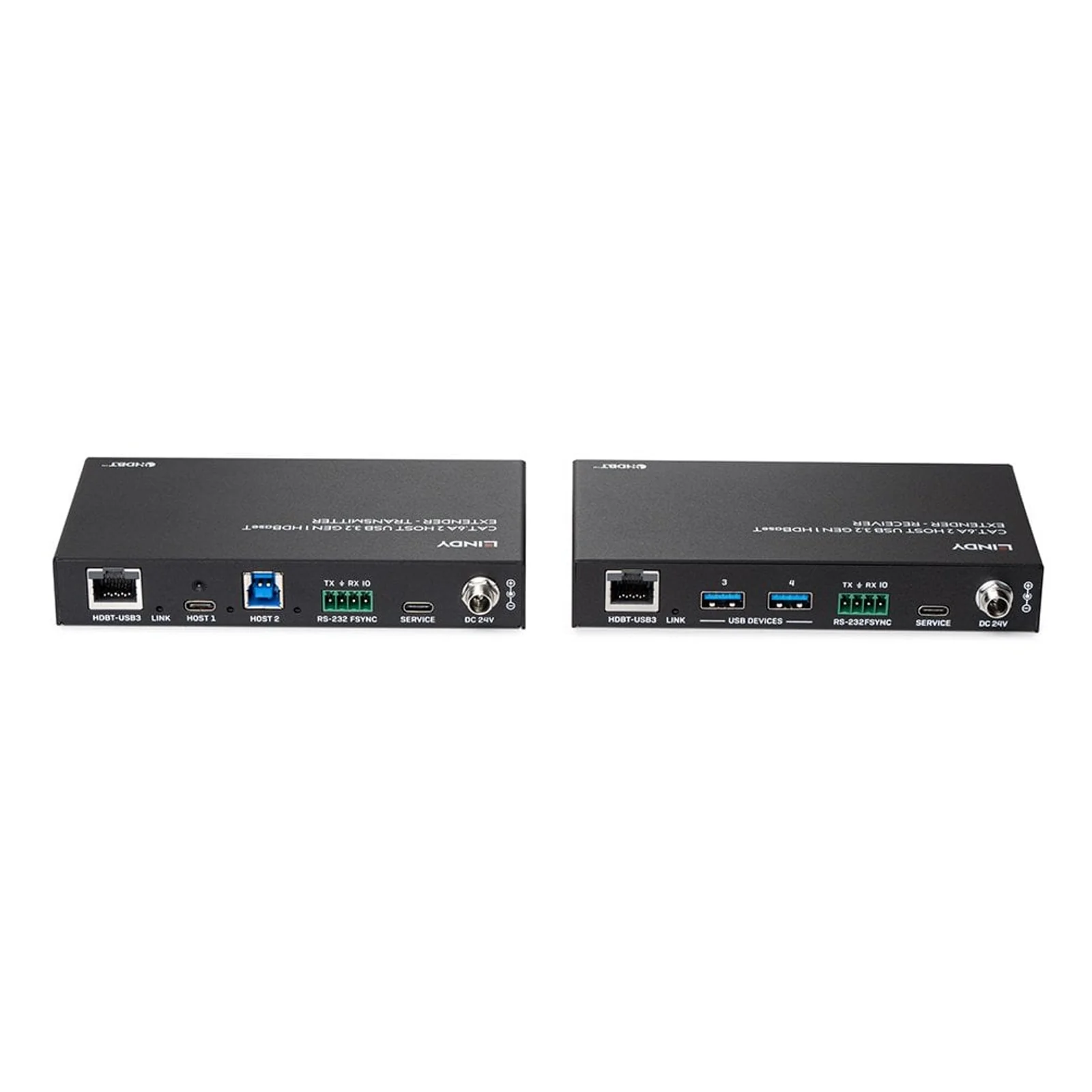 Lindy Extender 2 Hôtes USB 3.2 Gen 1 Cat.6A HDBaseT, 100m