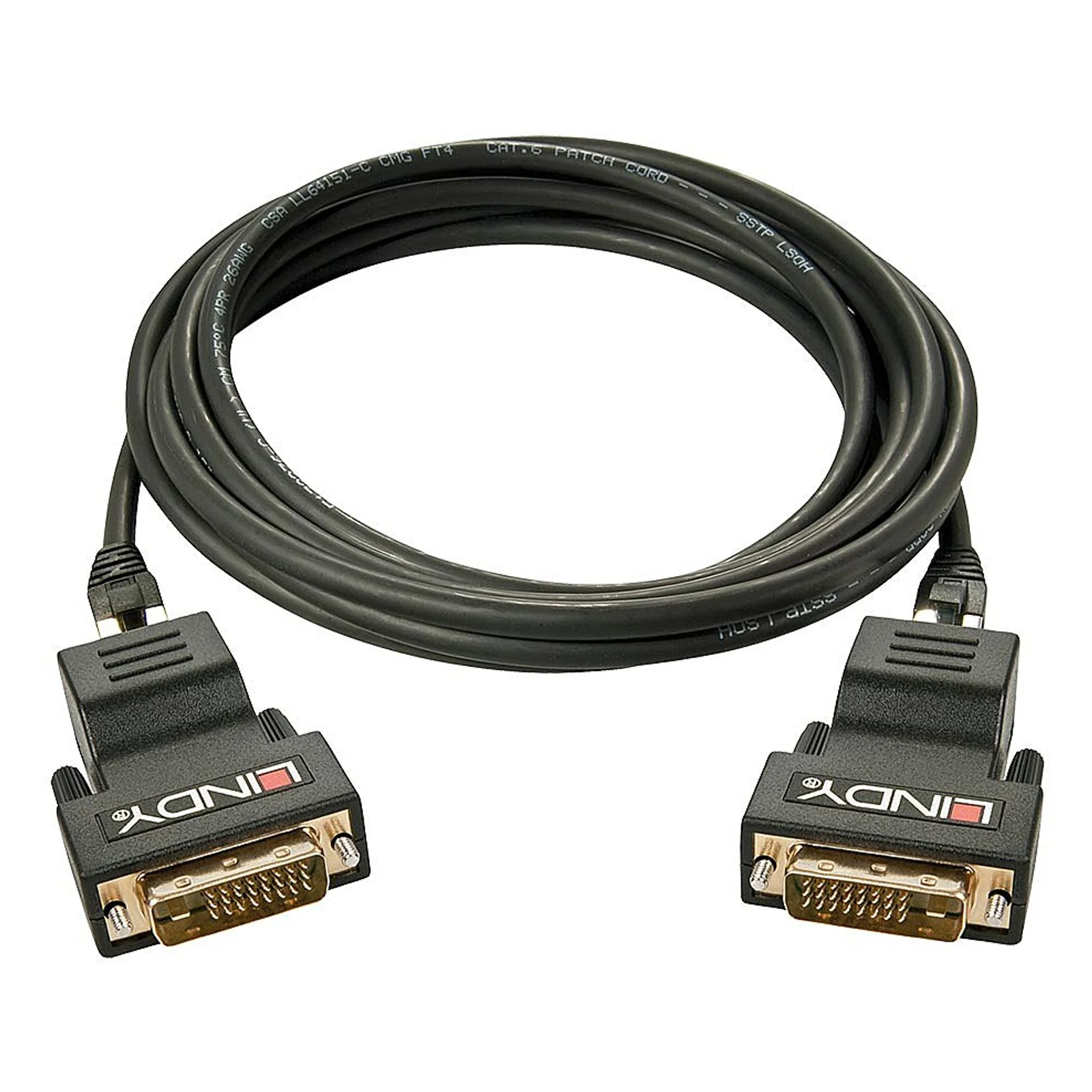 Lindy Extender Cat.6 DVI-D Single Link 70m
