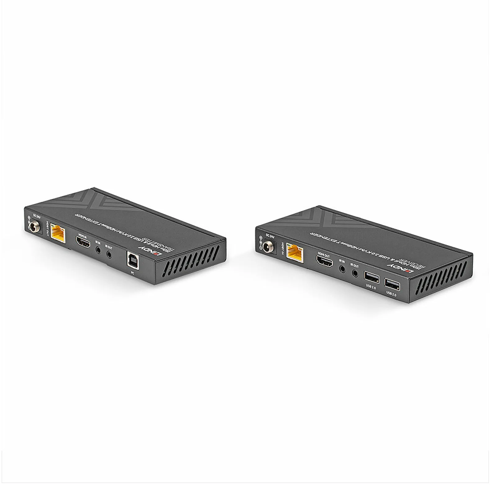 Lindy Extender KVM Cat.6 HDBaseT 150m HDMI 4K60, USB 2.0 & IR