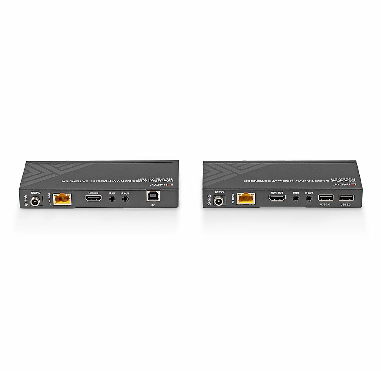 Lindy Extender KVM Cat.6 HDBaseT 150m HDMI 4K60, USB 2.0 & IR