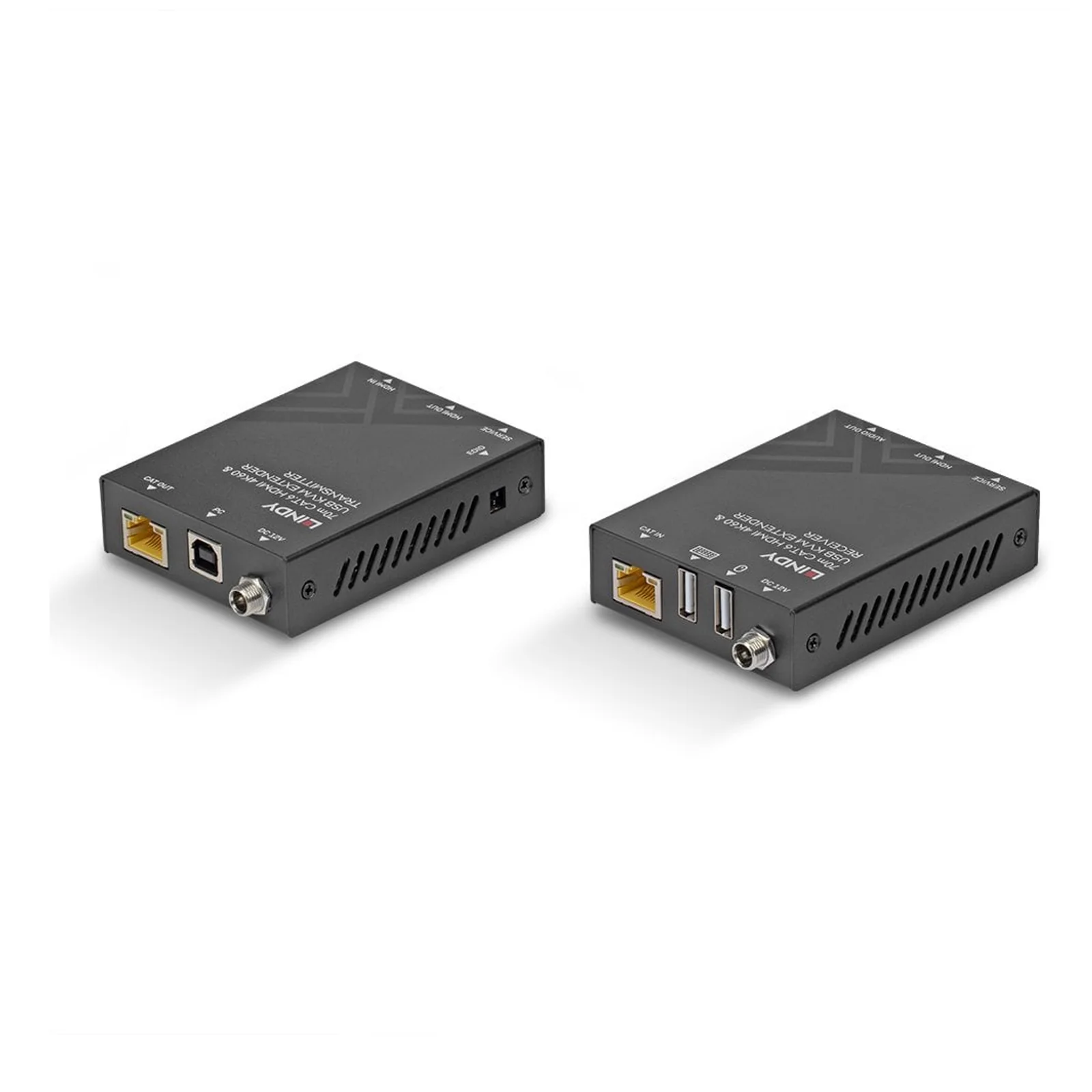 Lindy Extender KVM Cat.6 HDMI 4K60, USB & Audio, 70m