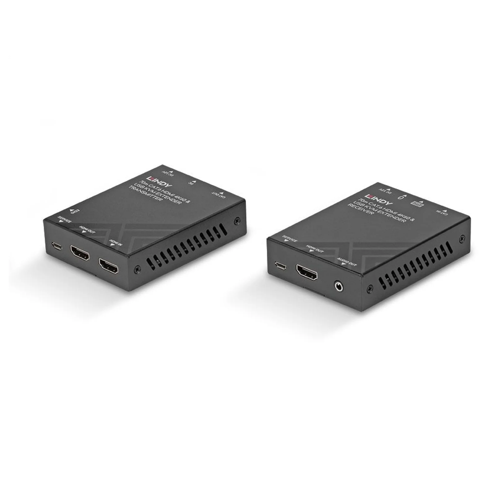 Lindy Extender KVM Cat.6 HDMI 4K60, USB & Audio, 70m