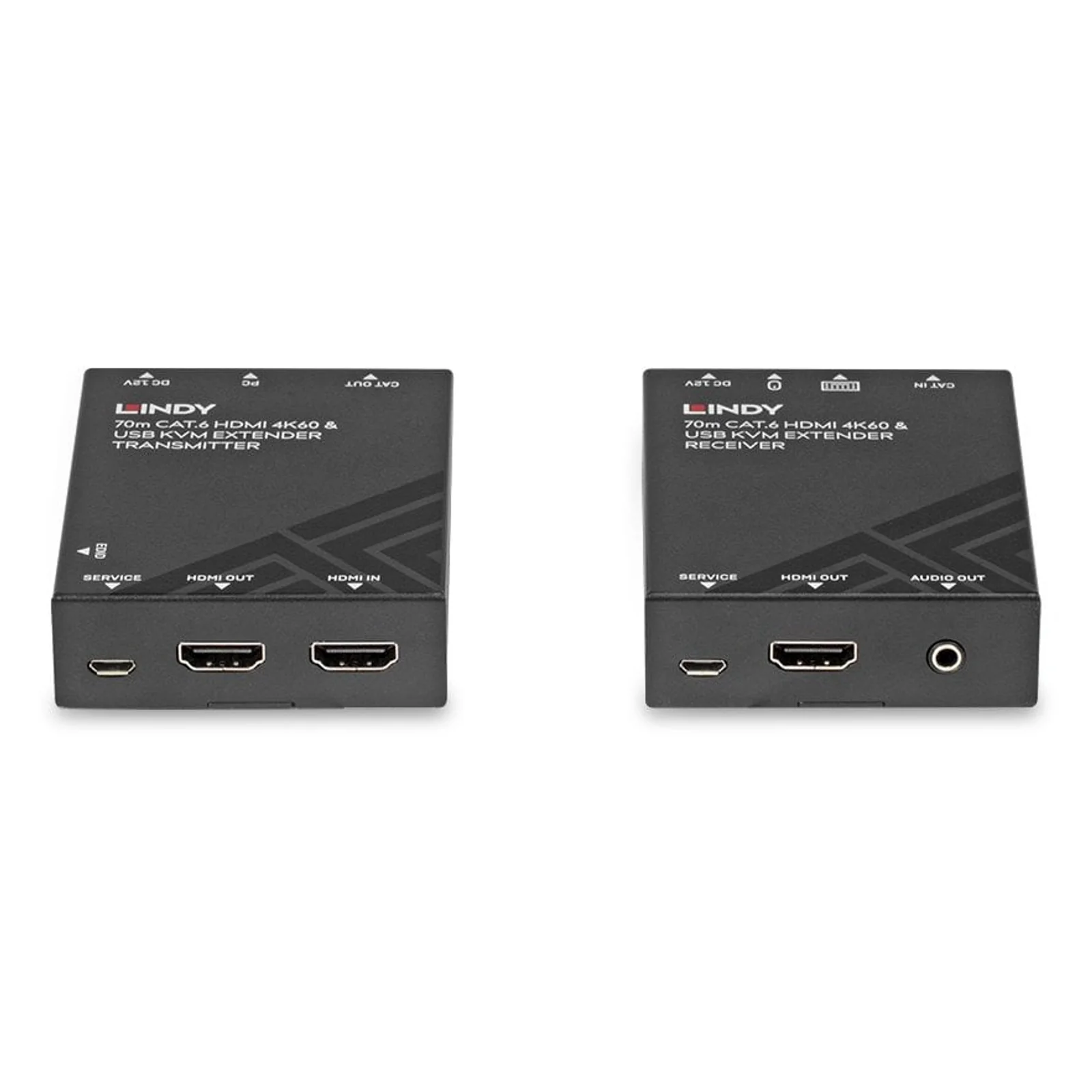 Lindy Extender KVM Cat.6 HDMI 4K60, USB & Audio, 70m