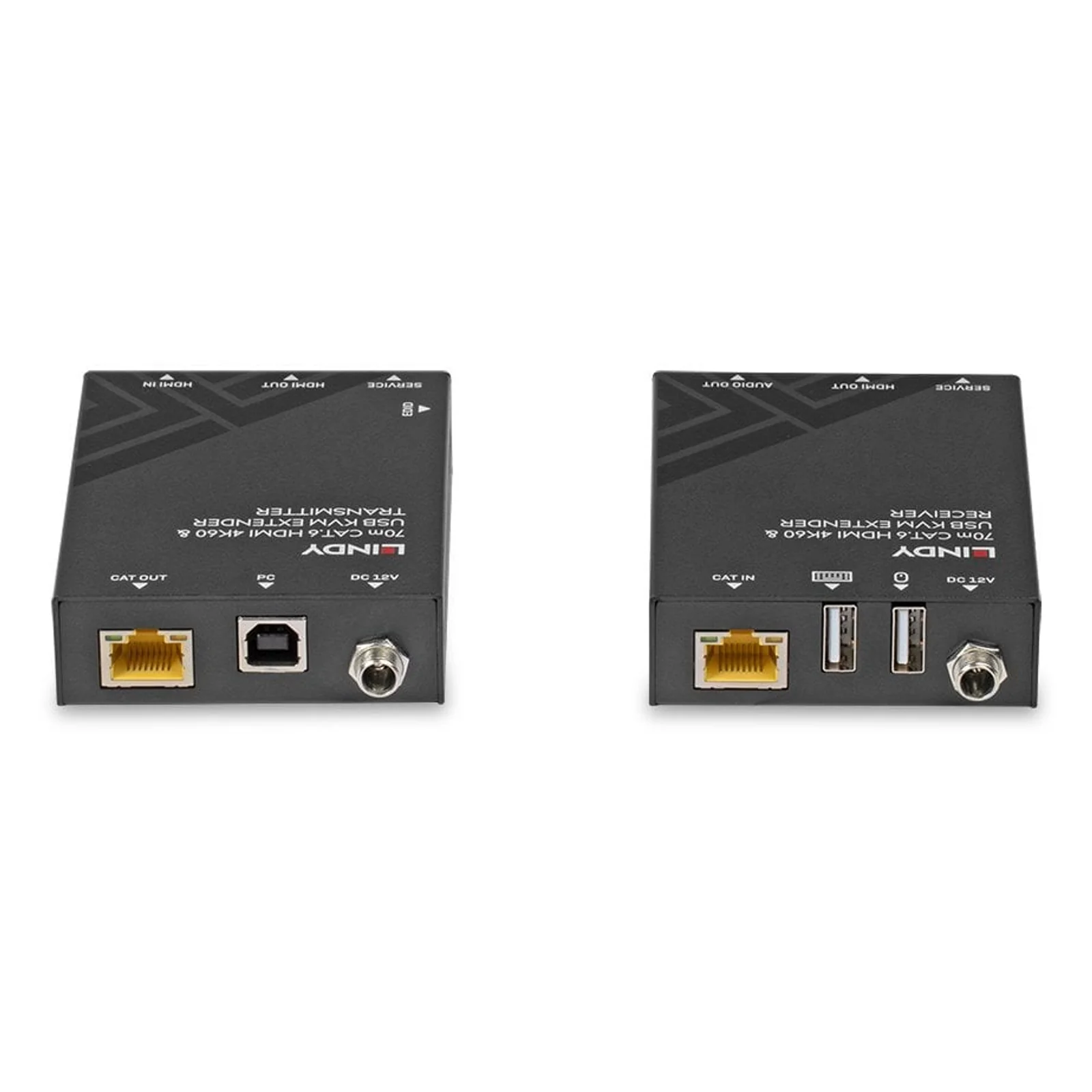 Lindy Extender KVM Cat.6 HDMI 4K60, USB & Audio, 70m