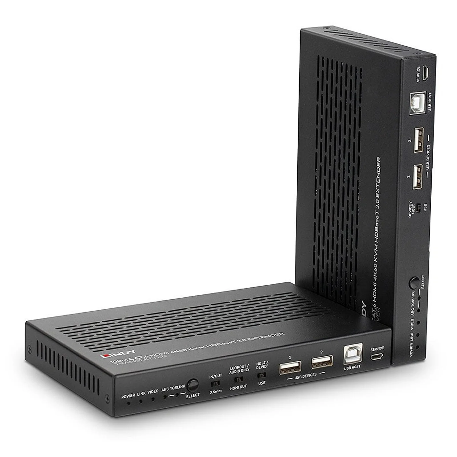 Extender KVM Cat.6A HDMI 4K60, Audio, IR & RS-232 HDBaseT 3.0, 100m
