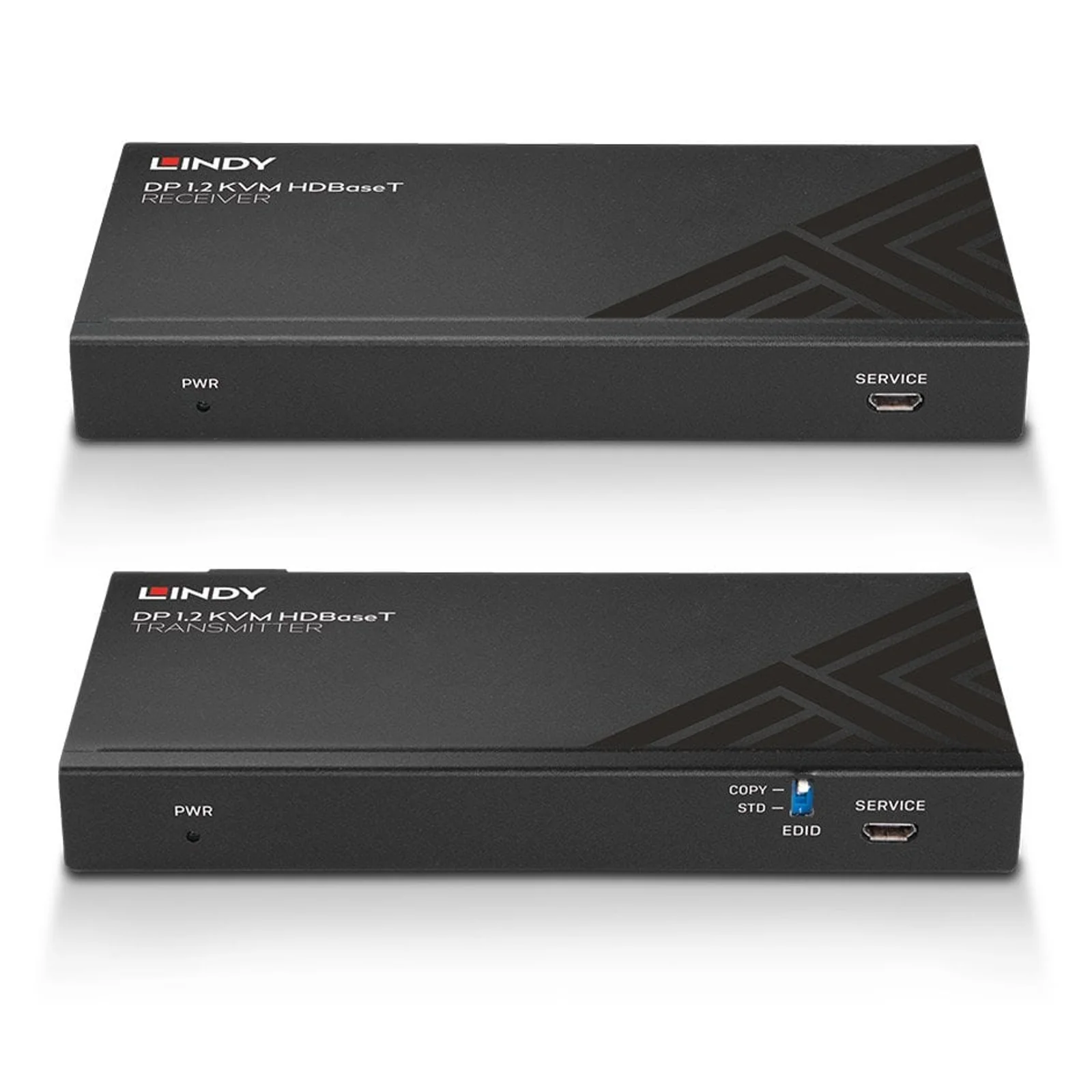 Lindy Extender KVM HDBaseT Cat.6 DisplayPort 1.2, USB, IR & RS-232, 150m