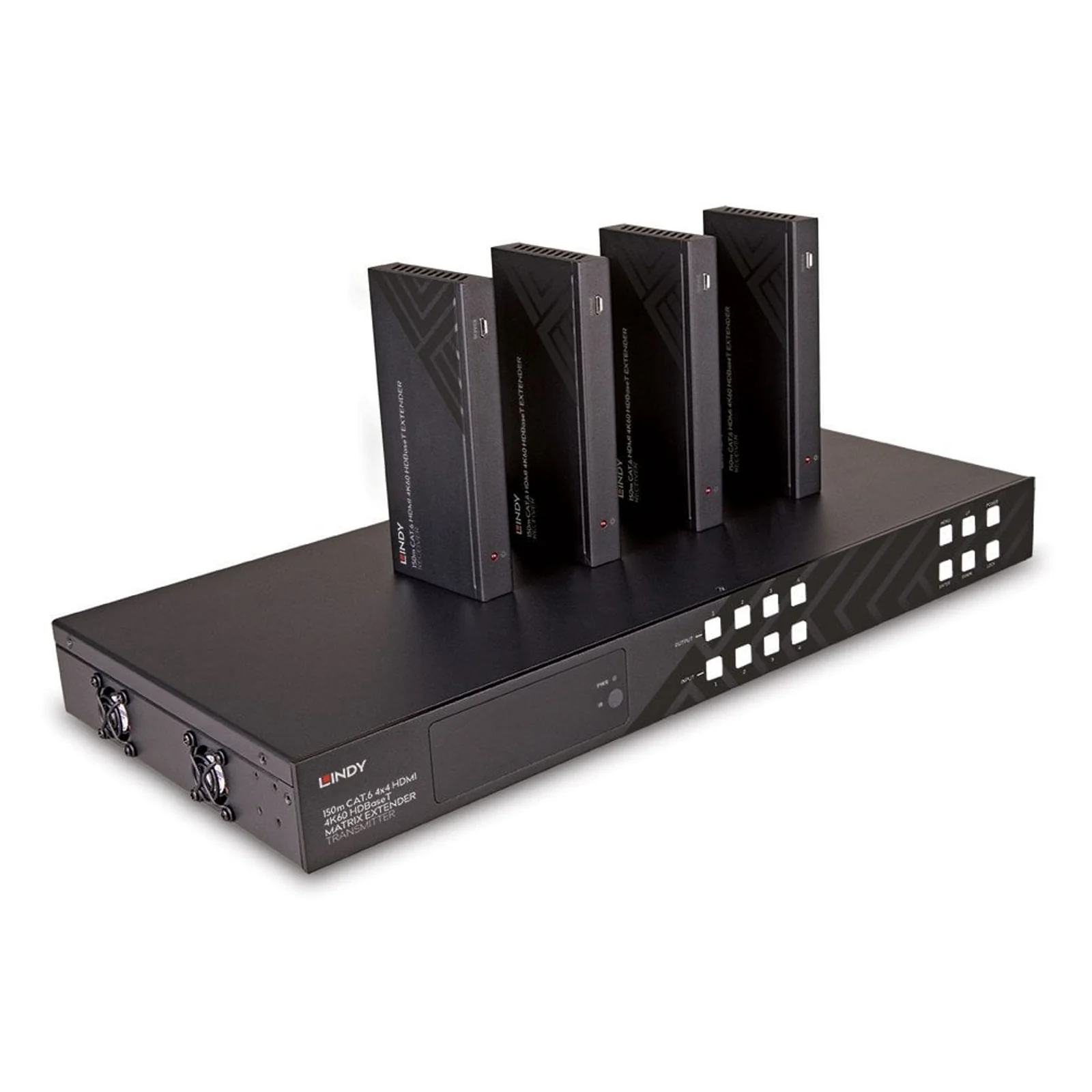 Lindy Extender Matrice HDBaseT Cat.6 HDMI 4K60 4x4, 150m