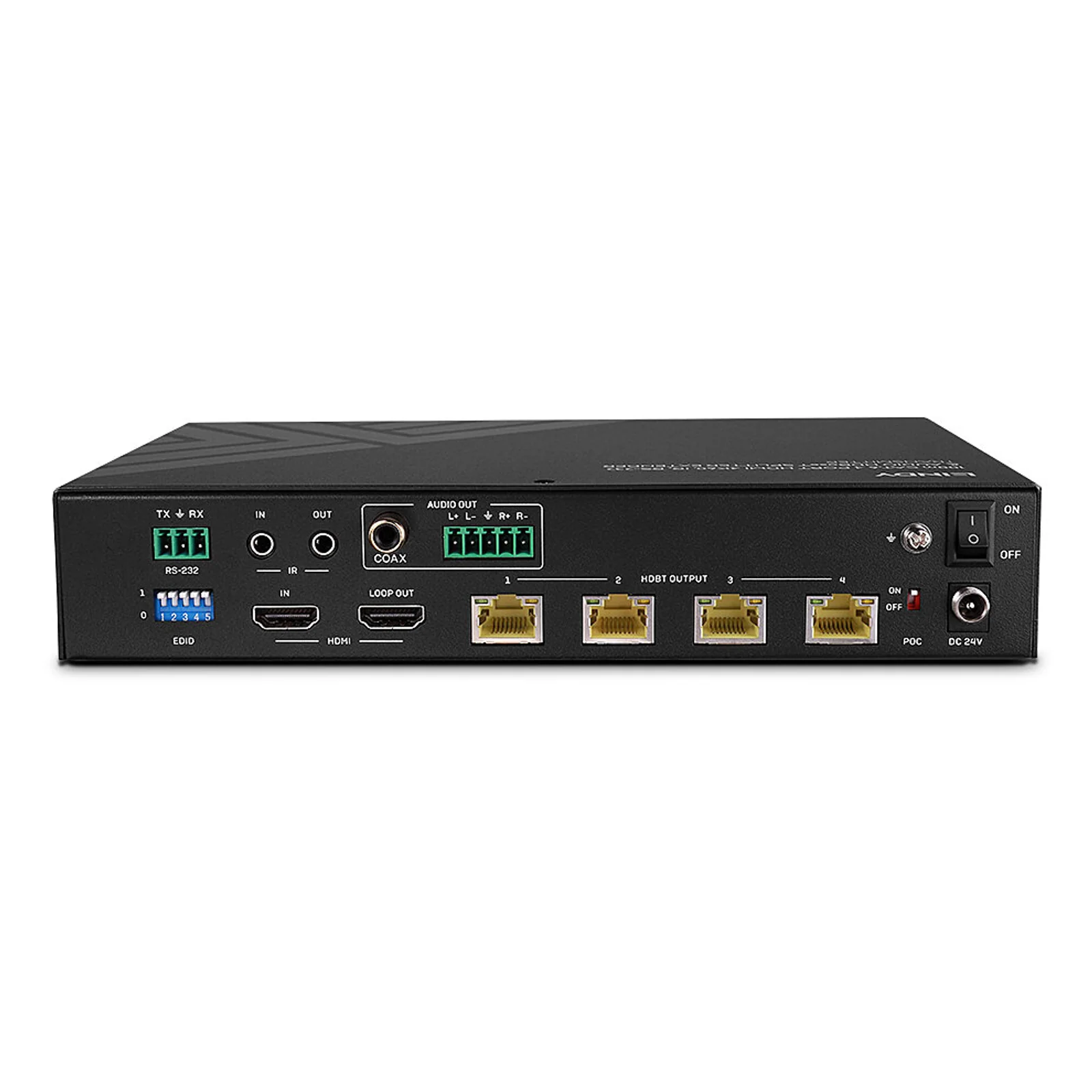 Lindy Extender Splitter HDBaseT Cat.6 HDMI 4K60 4 Ports , 100m