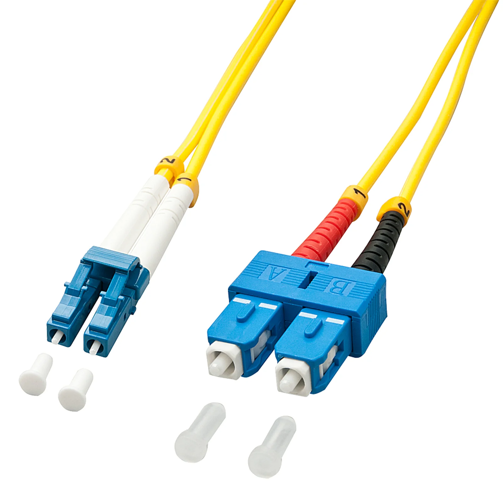Fibre optique Duplex LC/SC OS2, 2m
