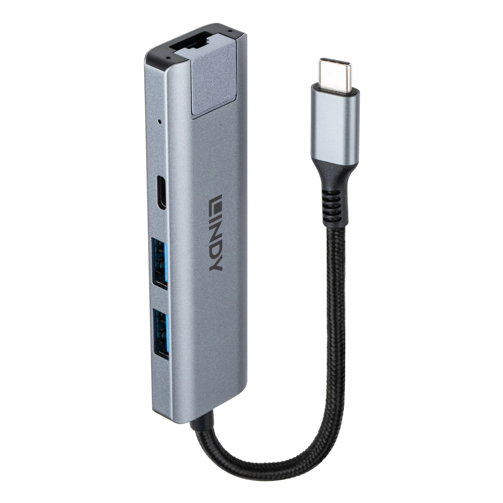 Lindy Hub USB 3.2 Gen 2 Type C & Convertisseur Ethernet Gigabit