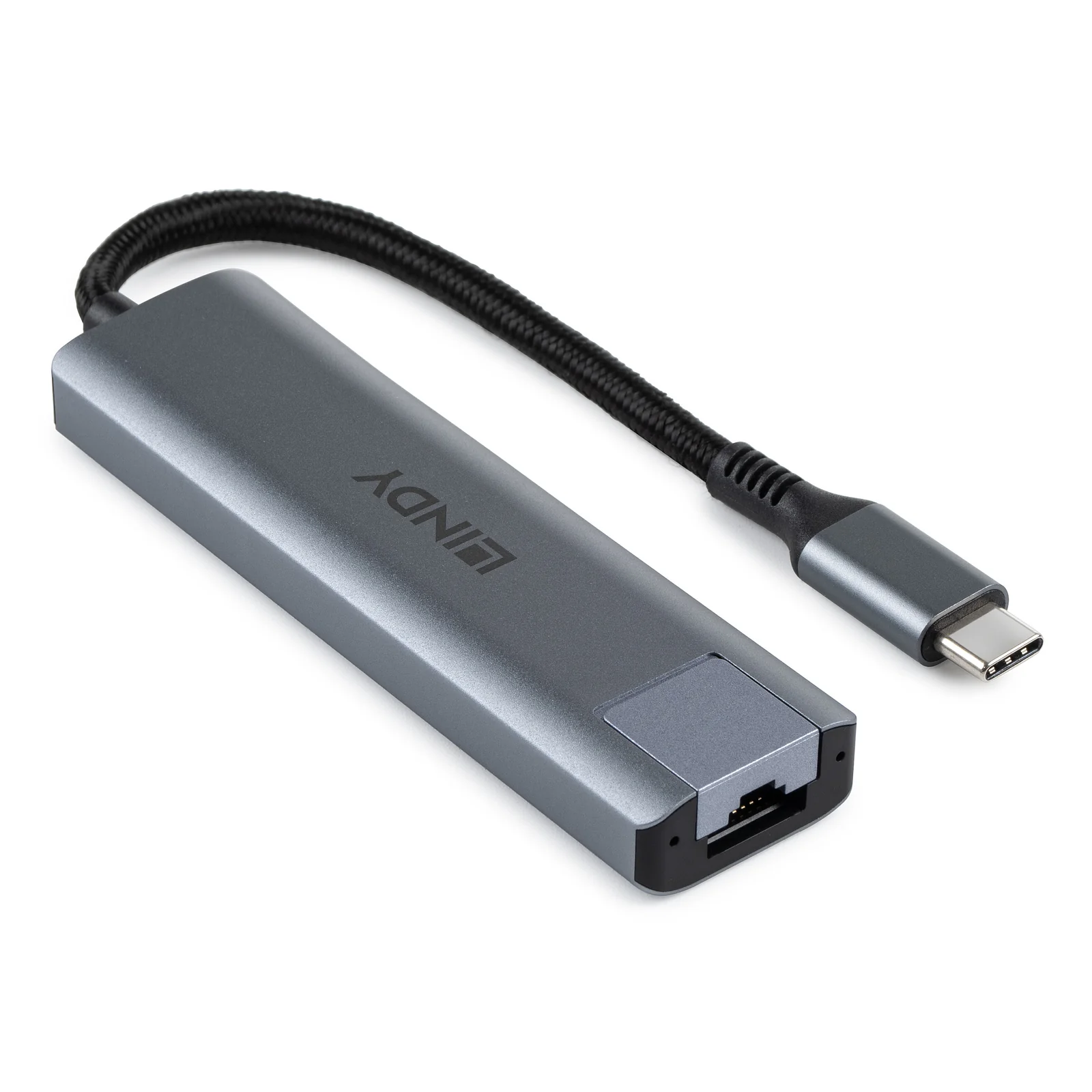 Lindy Hub USB 3.2 Gen 2 Type C & Convertisseur Ethernet Gigabit