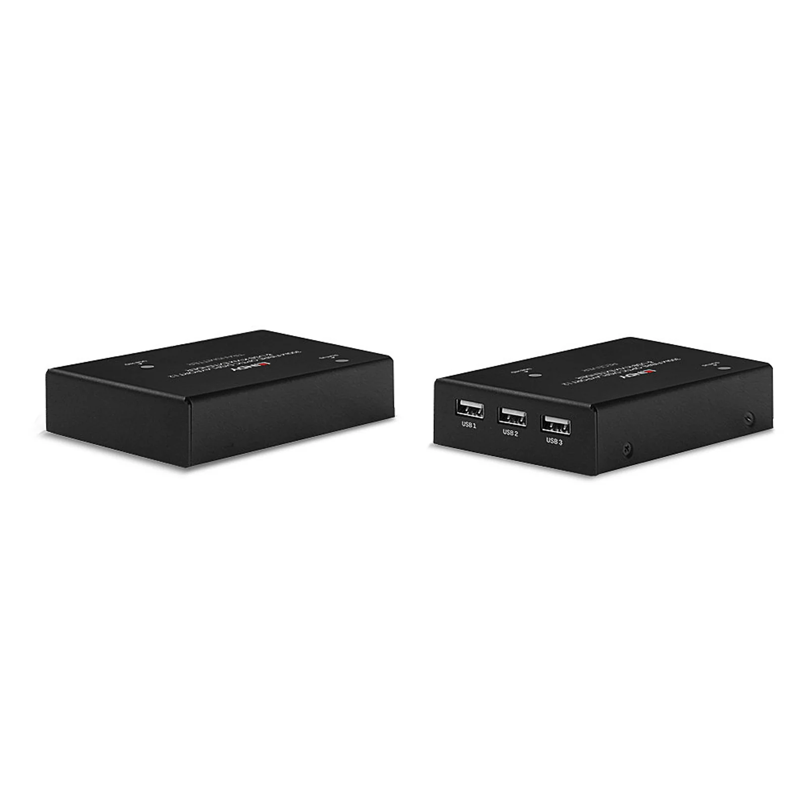 Lindy Kit extender KVM DisplayPort 1.2 & USB sur fibre optique, 300m