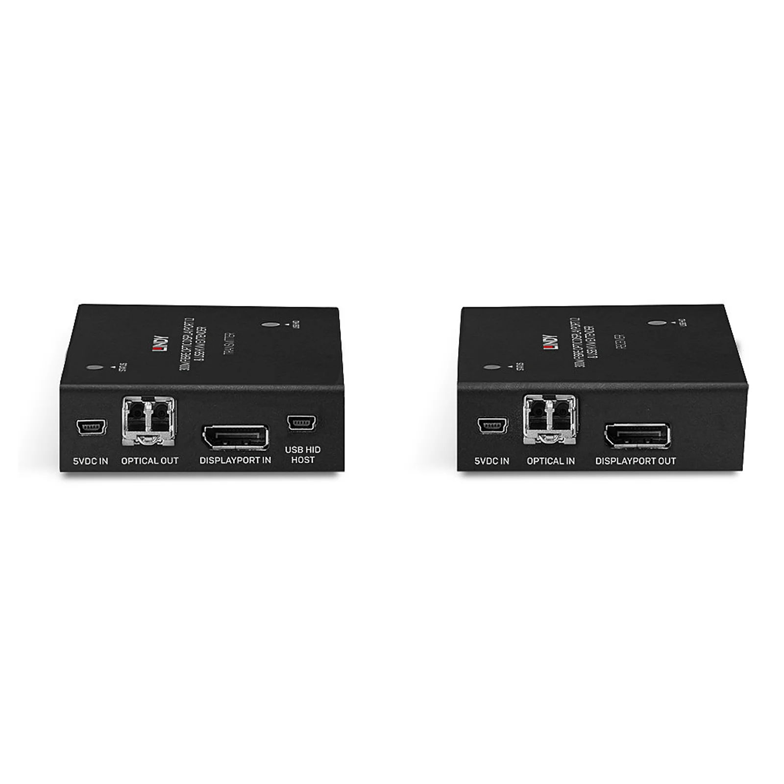 Lindy Kit extender KVM DisplayPort 1.2 & USB sur fibre optique, 300m