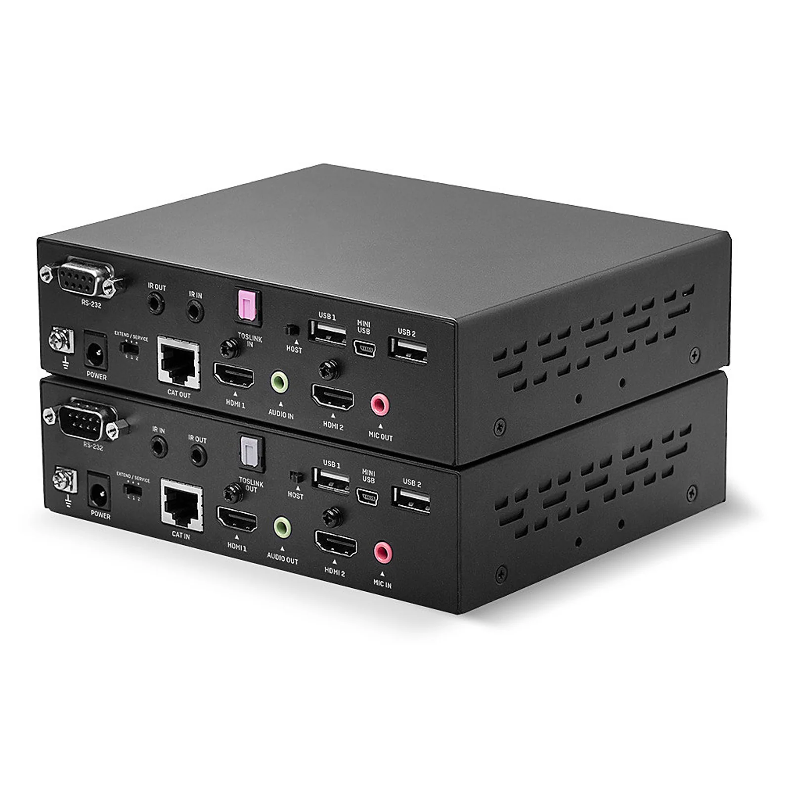 Lindy Kit Extender KVM HDBaseT Cat.6 HDMI Dual Head USB, IR & RS232, 100m