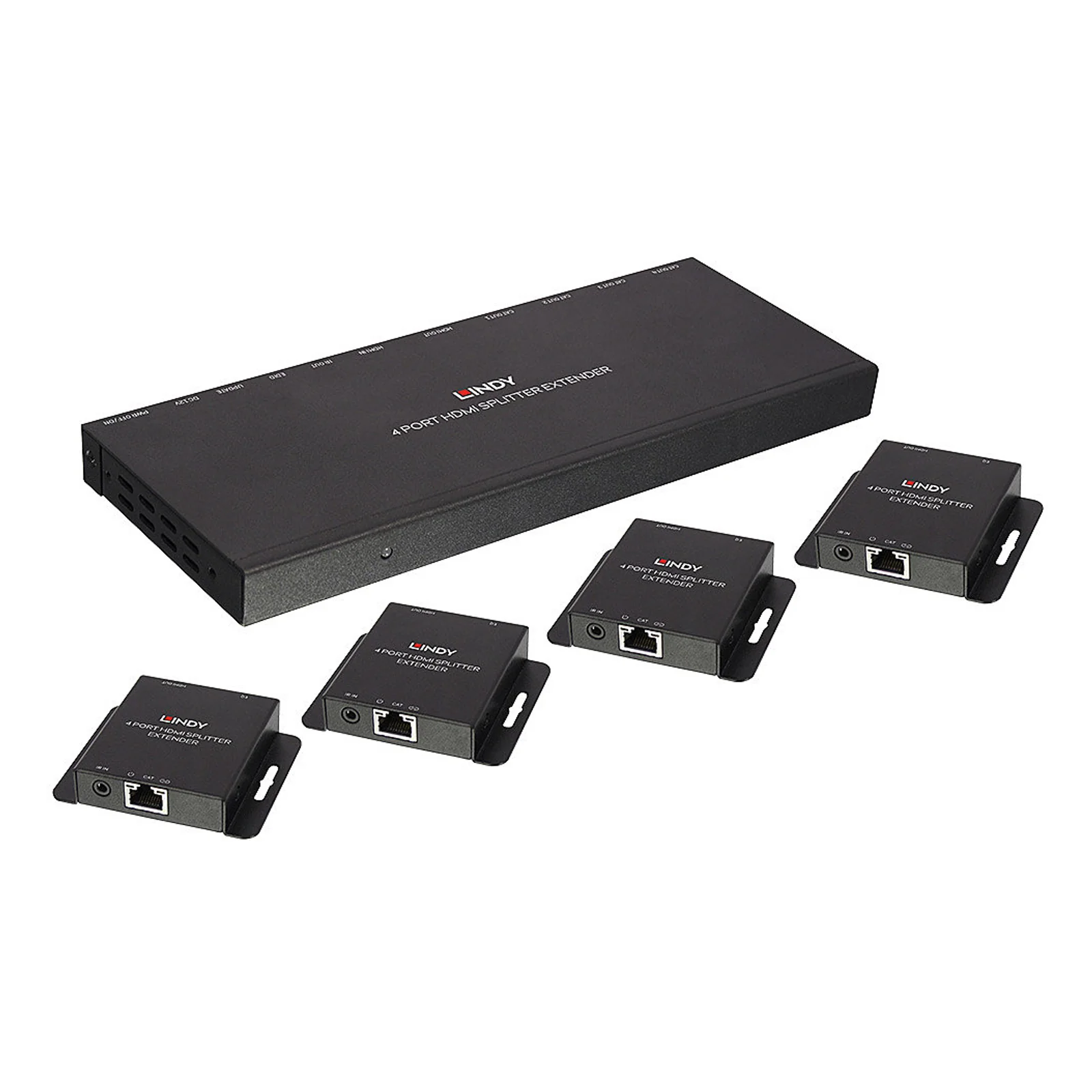 Kit Extender Splitter 4 Ports HDMI 4K30 & IR avec Loop Out, Cat.6 70m