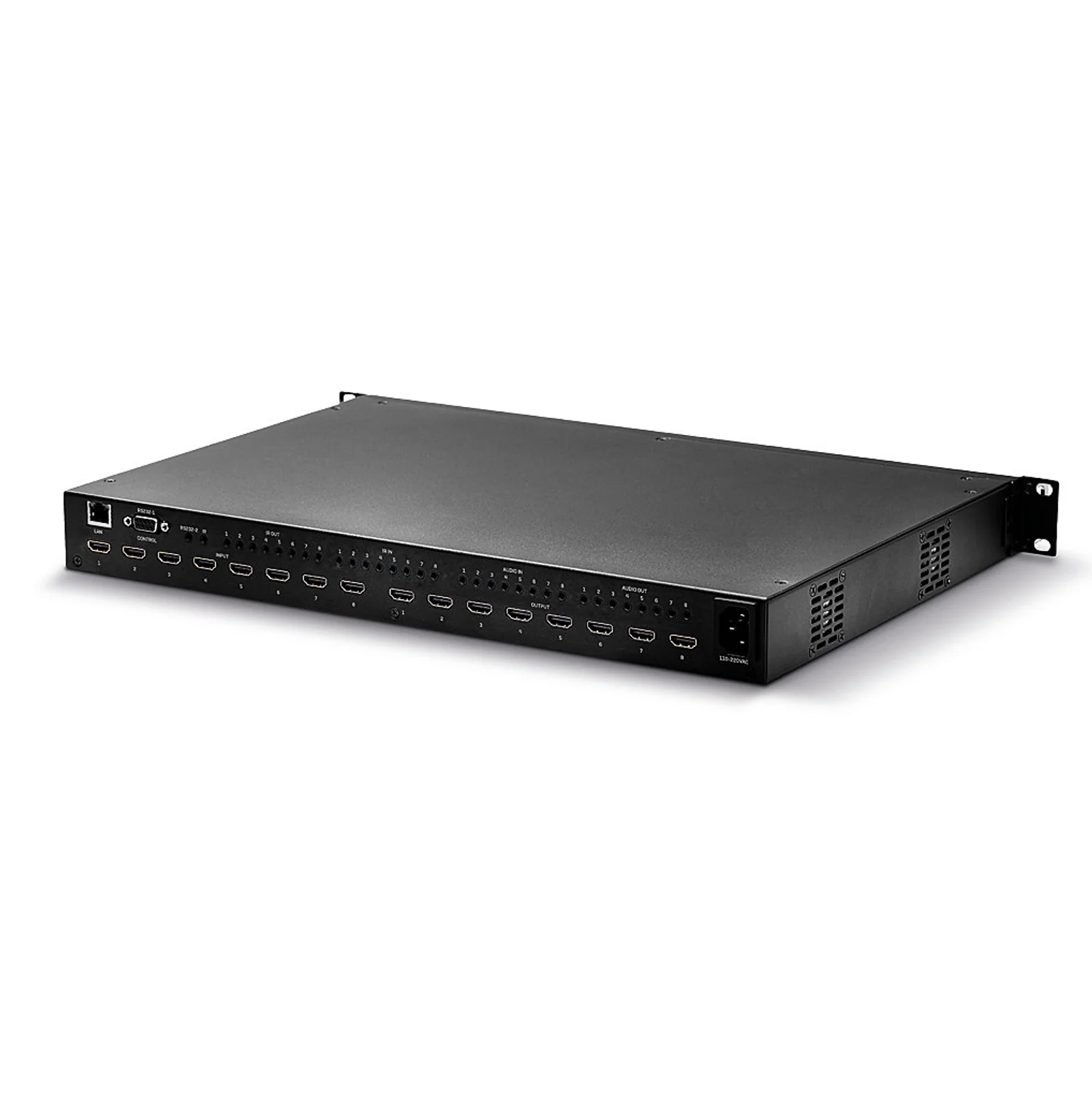 Lindy Matrice vidéo 8x8 HDMI 18G avec Scaler pour mur d'écran