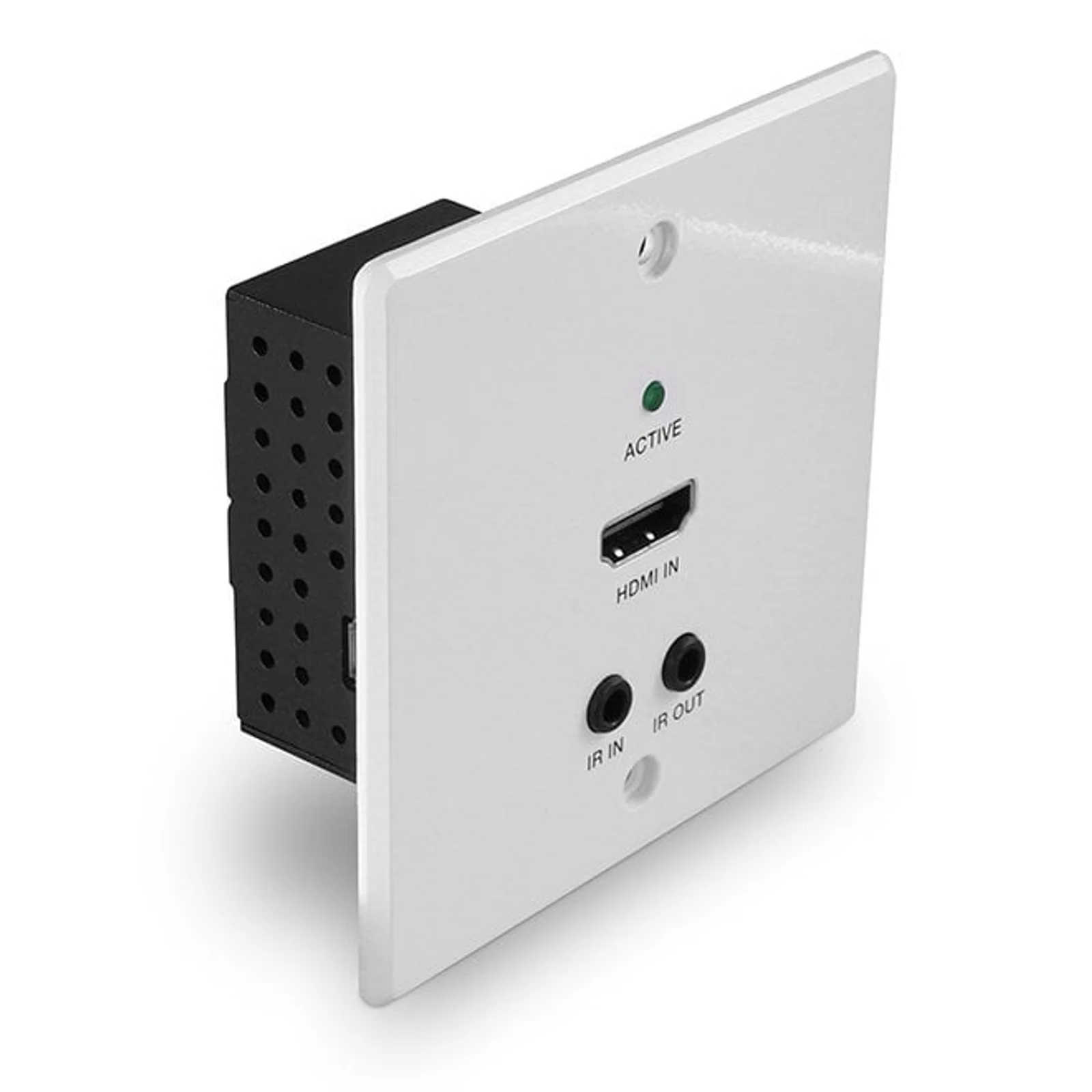 Lindy Plaque murale UK extender HDBaseT Cat.6 HDMI 4K60, IR & RS-232, 70m, émetteur