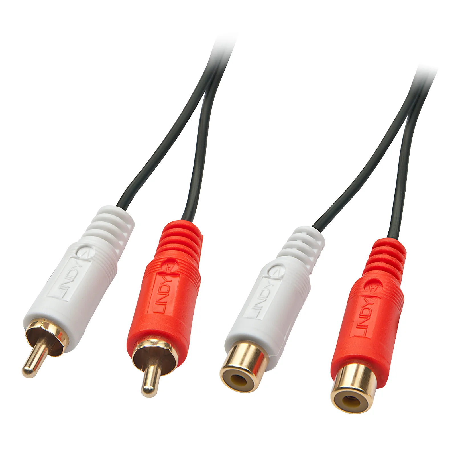 Rallonge audio Premium 2x RCA (Cinch), 2m